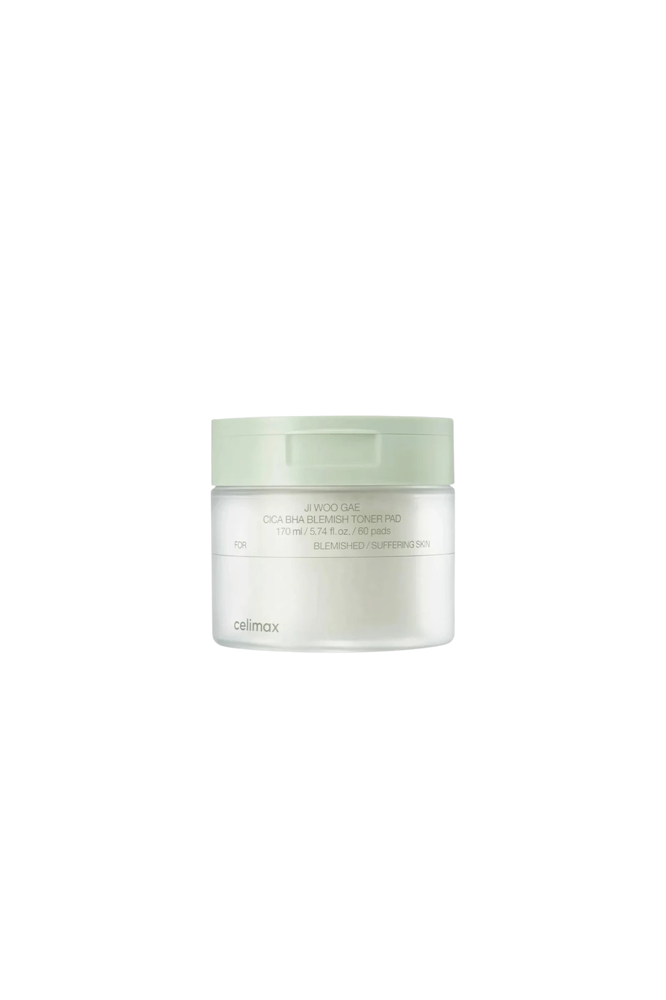 JI WOO GAE CICA BHA BLEMISH TONER PAD (60PADS)
