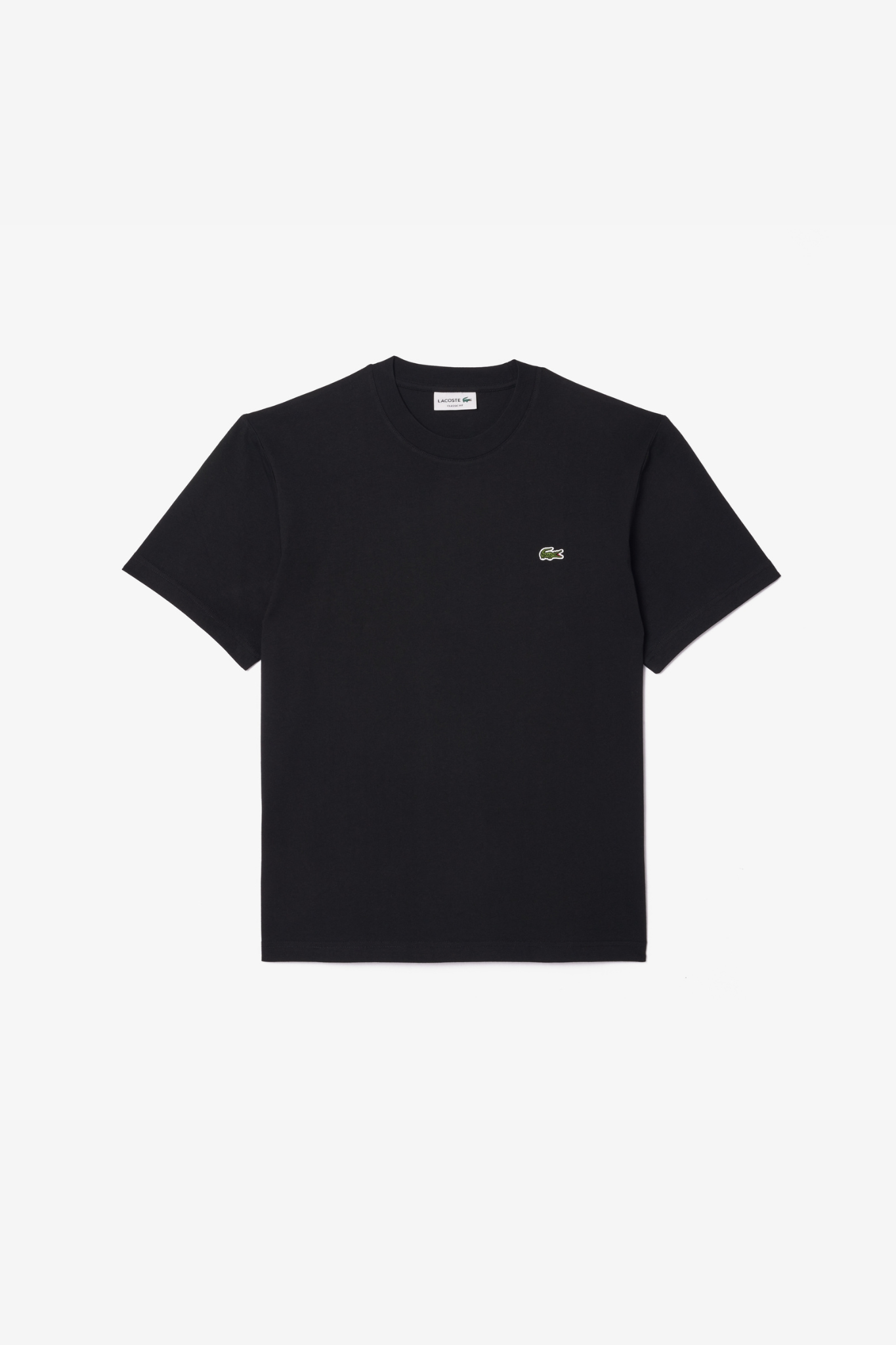 CLASSIC FIT COTTON JERSEY T-SHIRT - BLACK