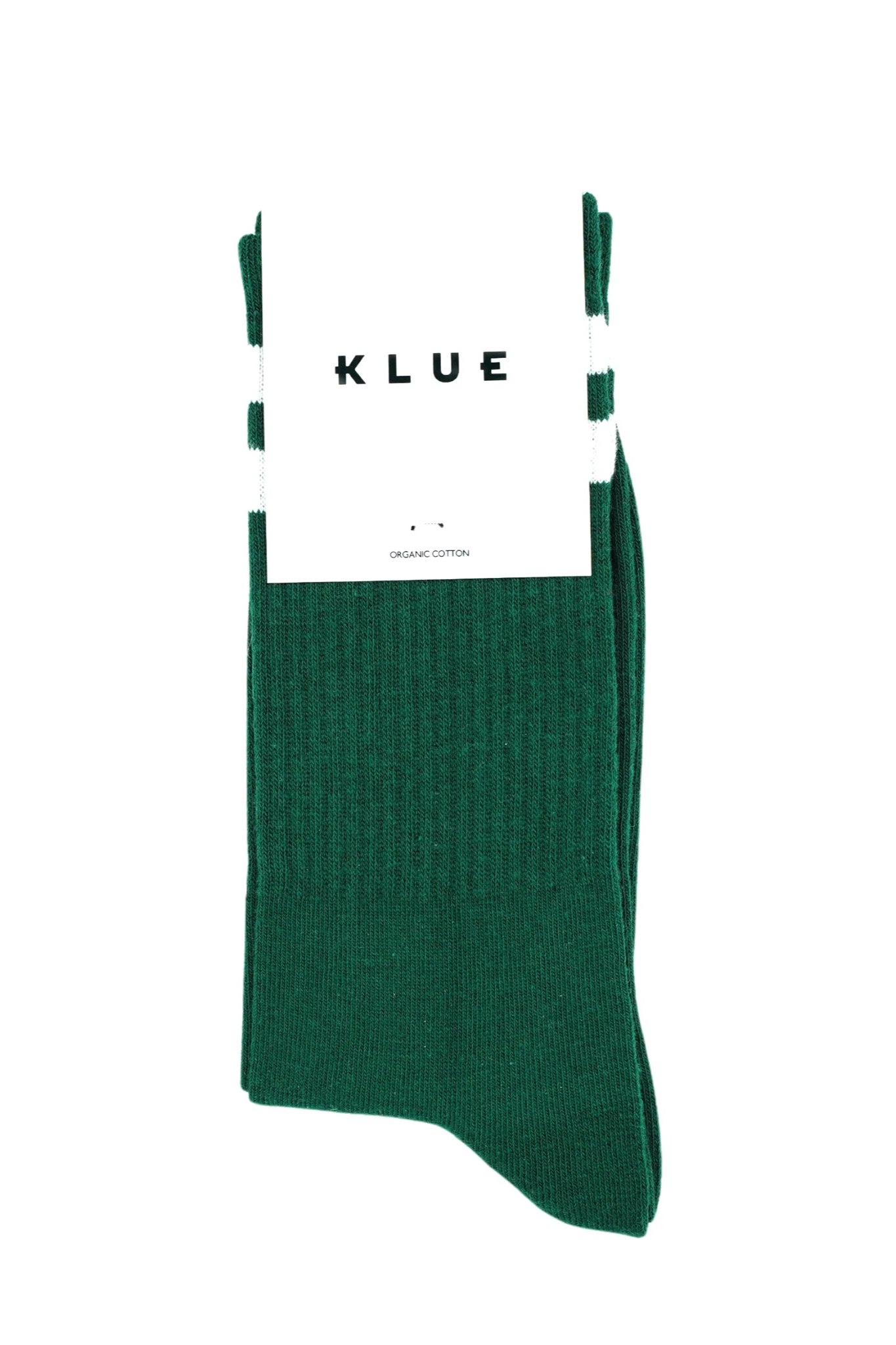 ORGANIC COTTON TENNIS SOCKS - GREEN AND WHITE