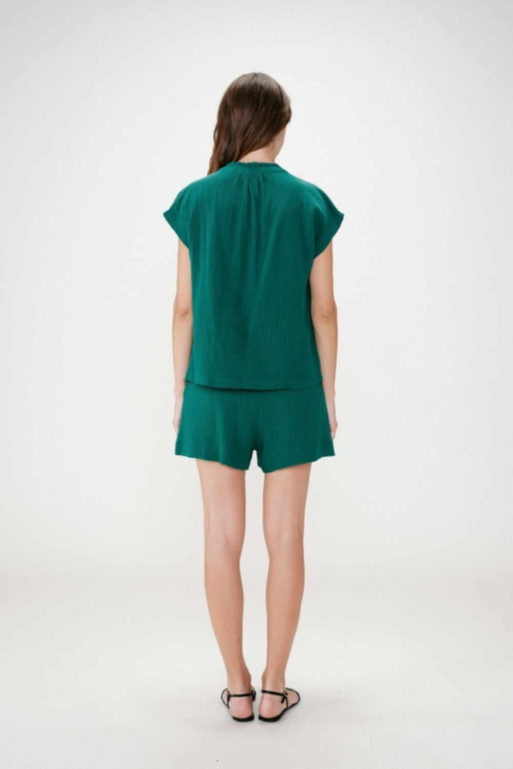 WESRA BLOUSE - EMERAUDE