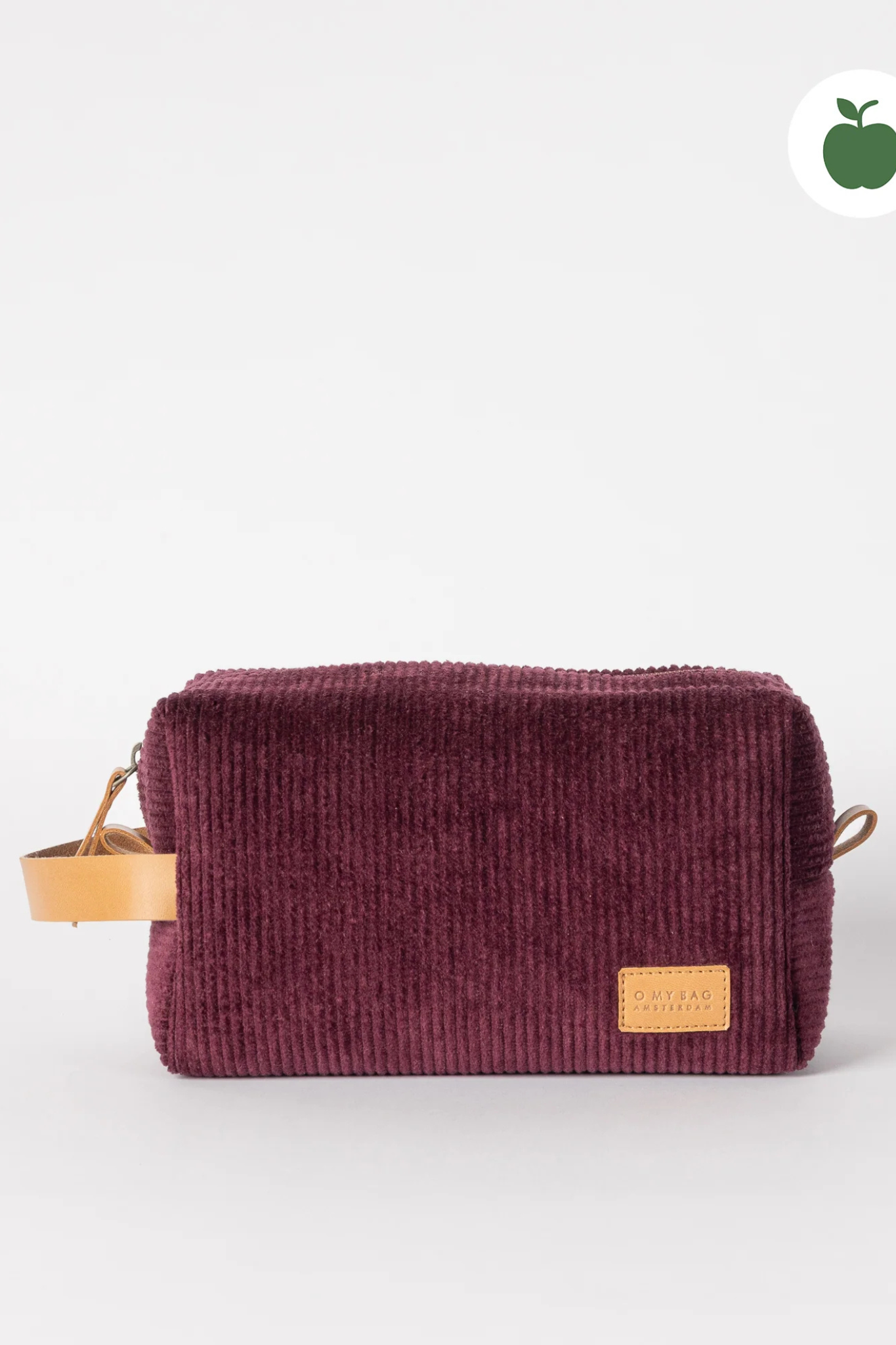 TED TRAVEL CASE LARGE - BURGUNDY CORDUROY / VEGAN UPPEAL