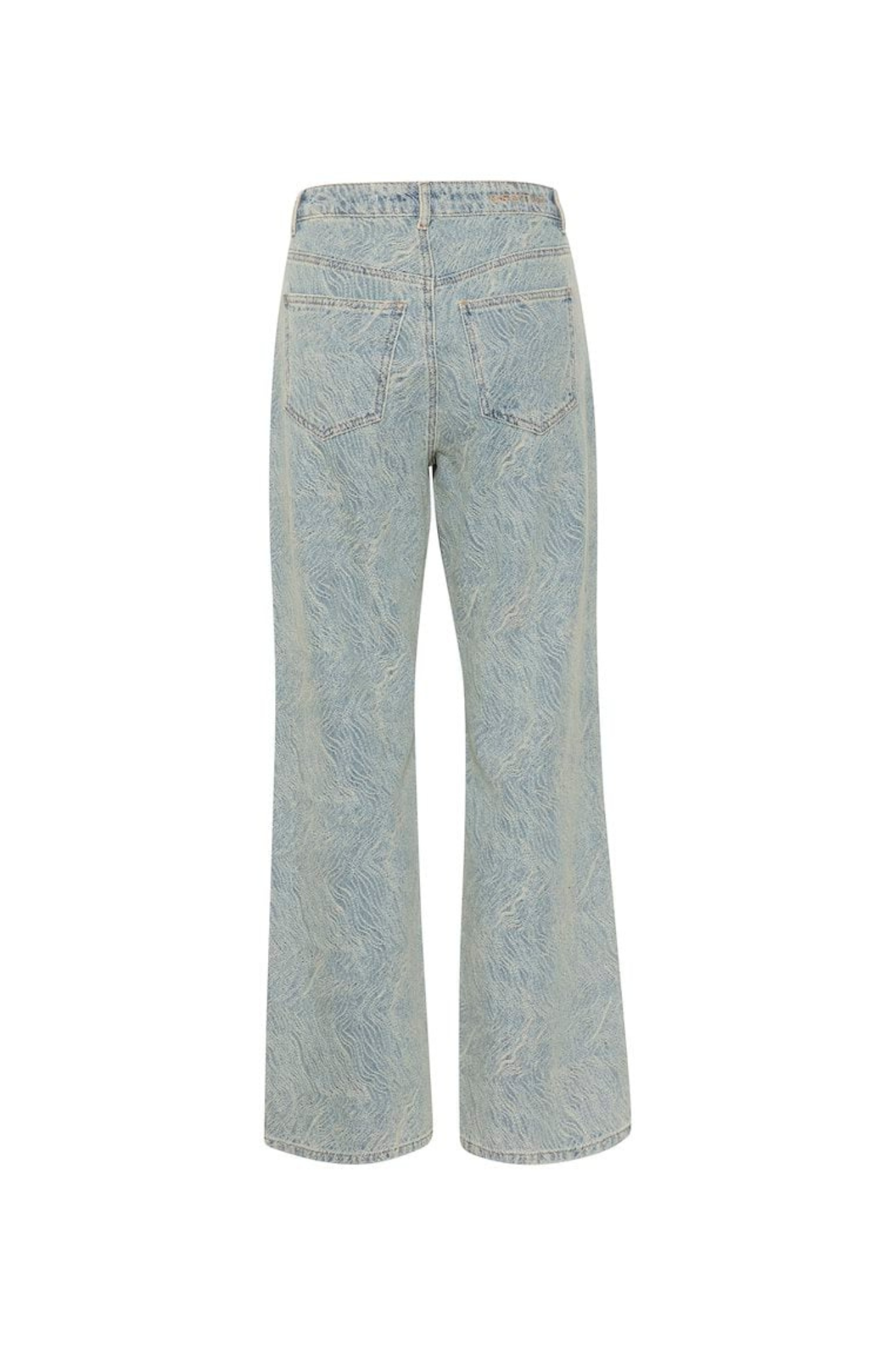 GIANNA WIDE JEANS - BLUE/WHITE MARBLE