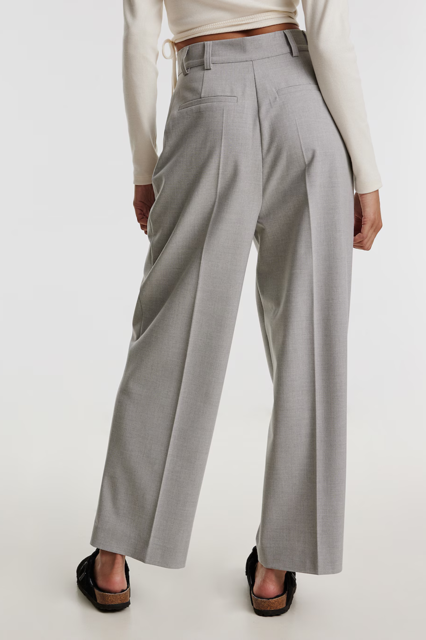 KAJ PANTS - GREY MELANGE