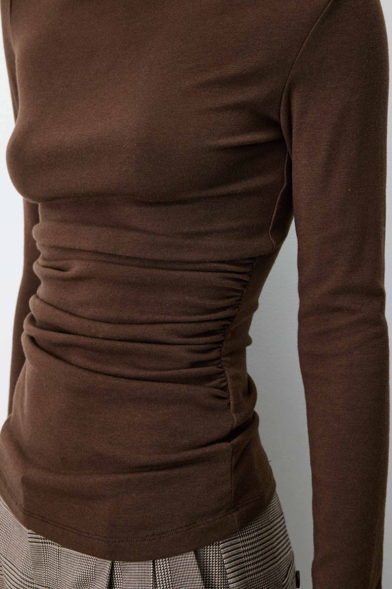 AURYGNY TOP - CHOCOLAT