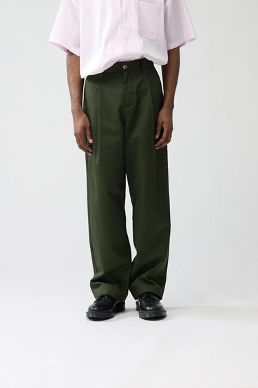 REWORKED PANTS - KOMBU GREEN