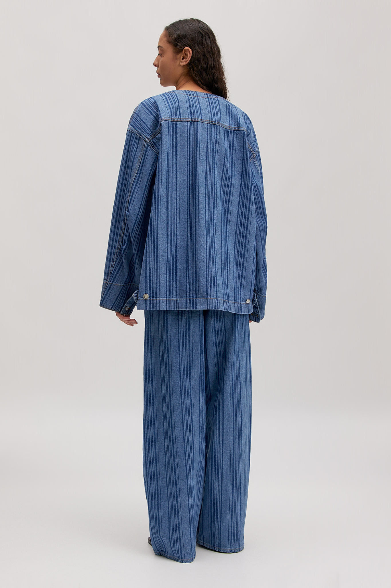 BEXLEY DENIM SHIRT - BLUE DENIM STRIPE