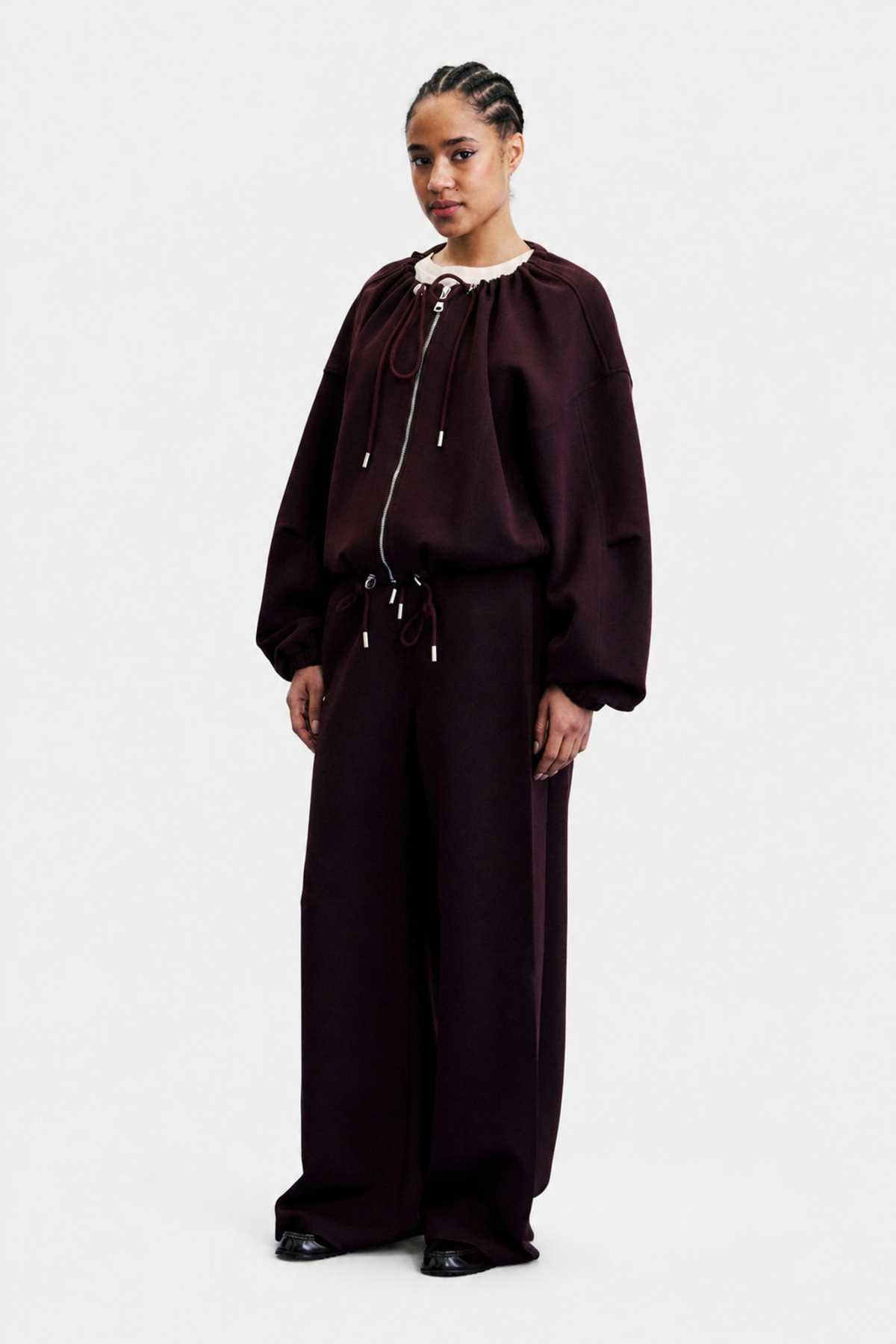 SHOSHA VEST - BORDEAUX