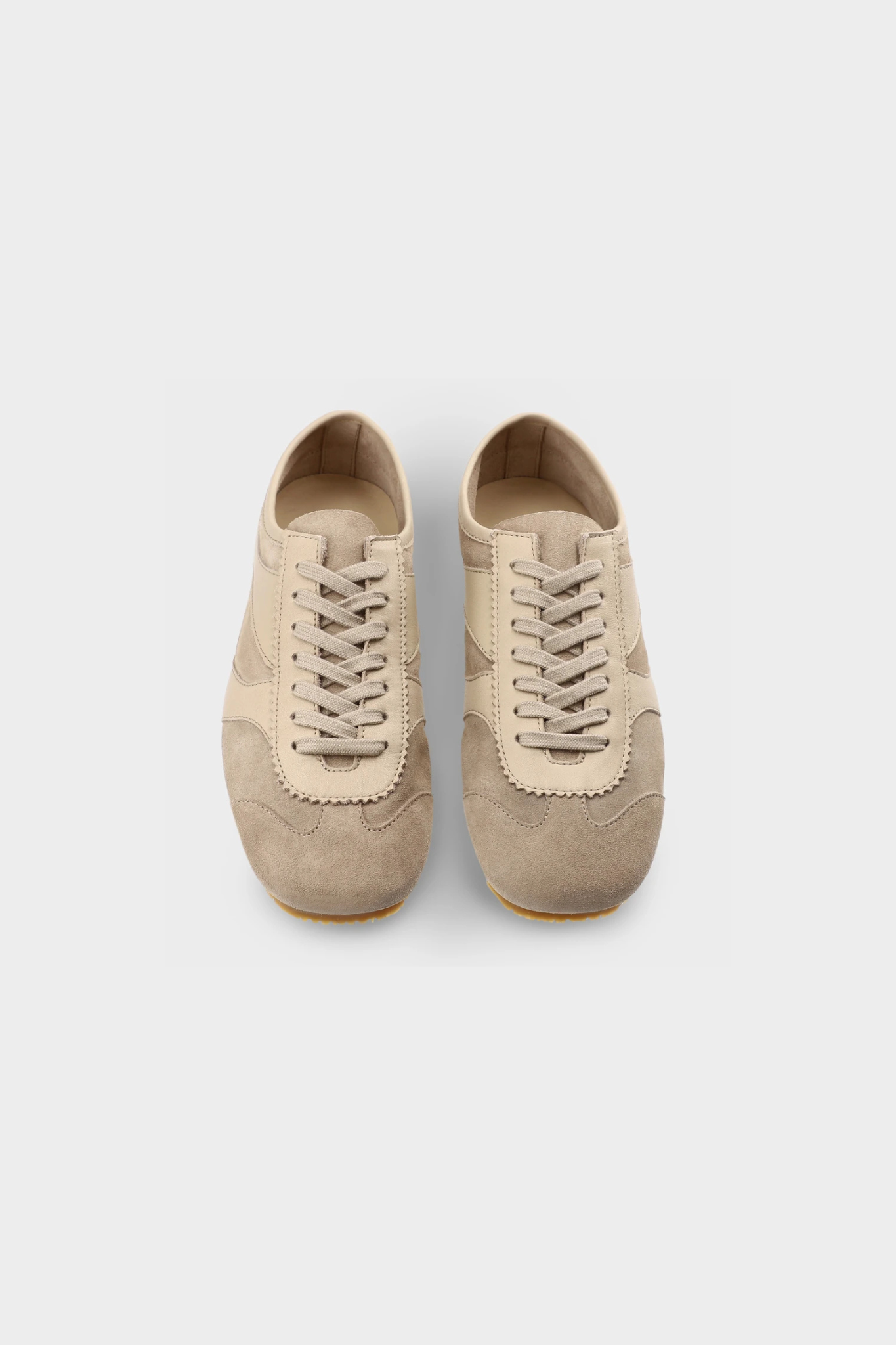 CPH717 LEATHER MIX SHOES WOMEN - SAND
