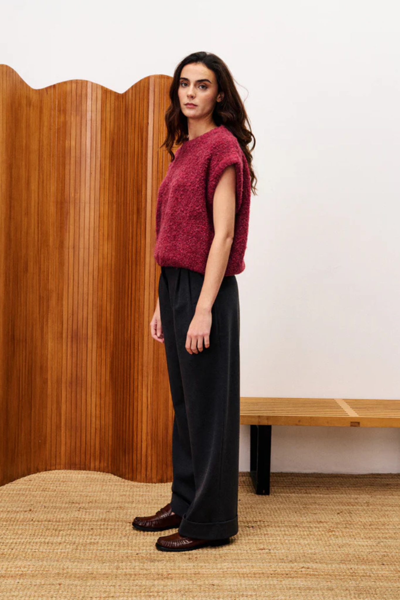 JASMIN PULLOVER - BORDEAUX