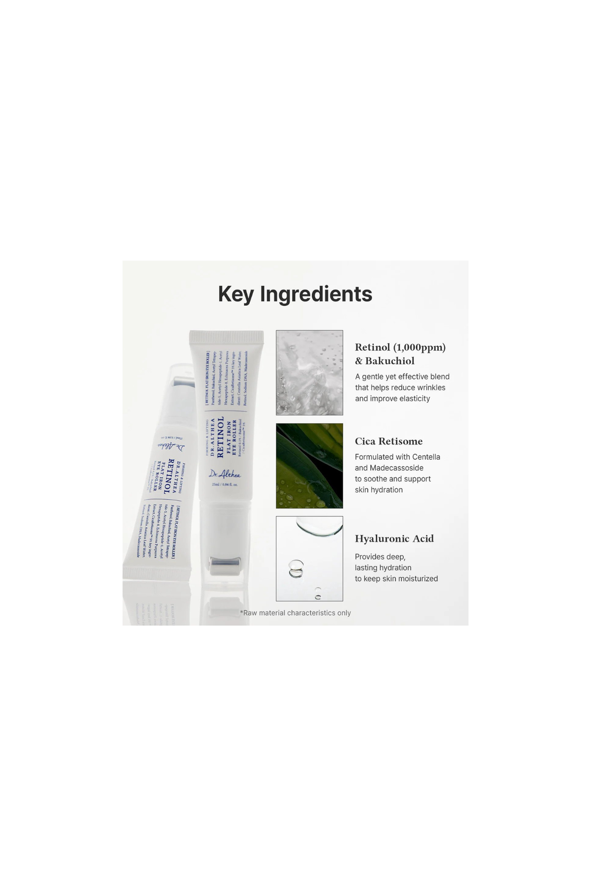 RETINOL FLAT IRON EYE ROLLER 25ML