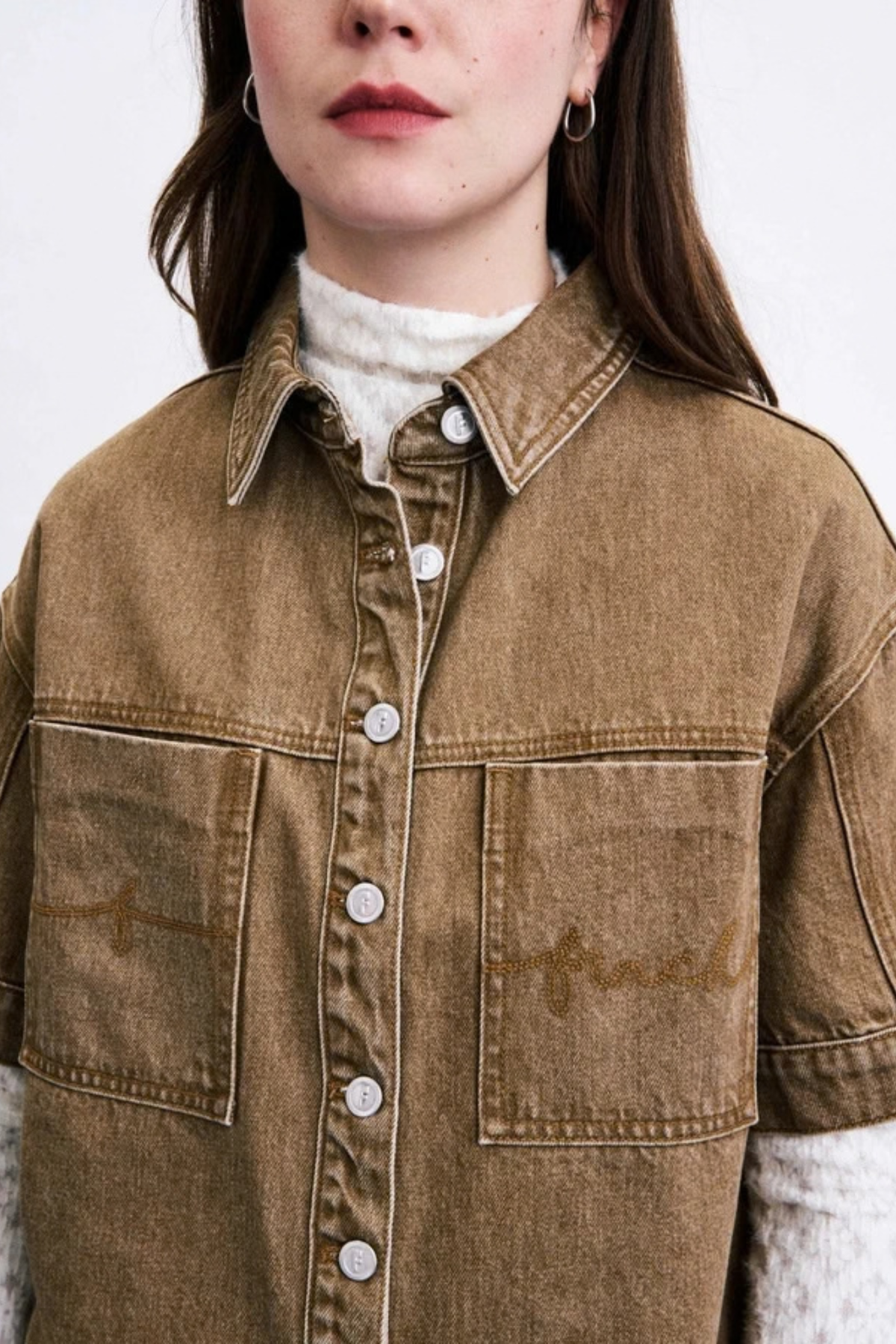 INARI SHIRT - ICE BROWN