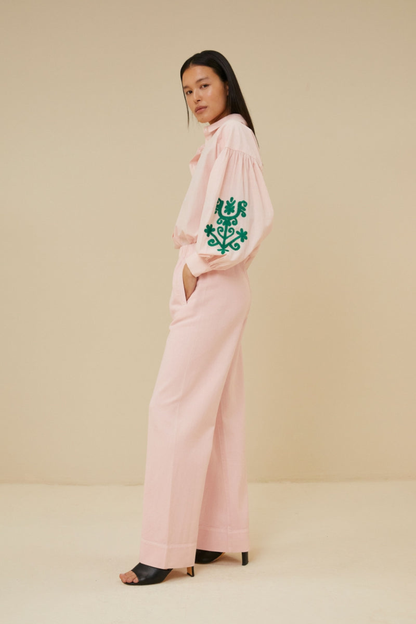 MEES TWILL PANT - LIGHT PINK