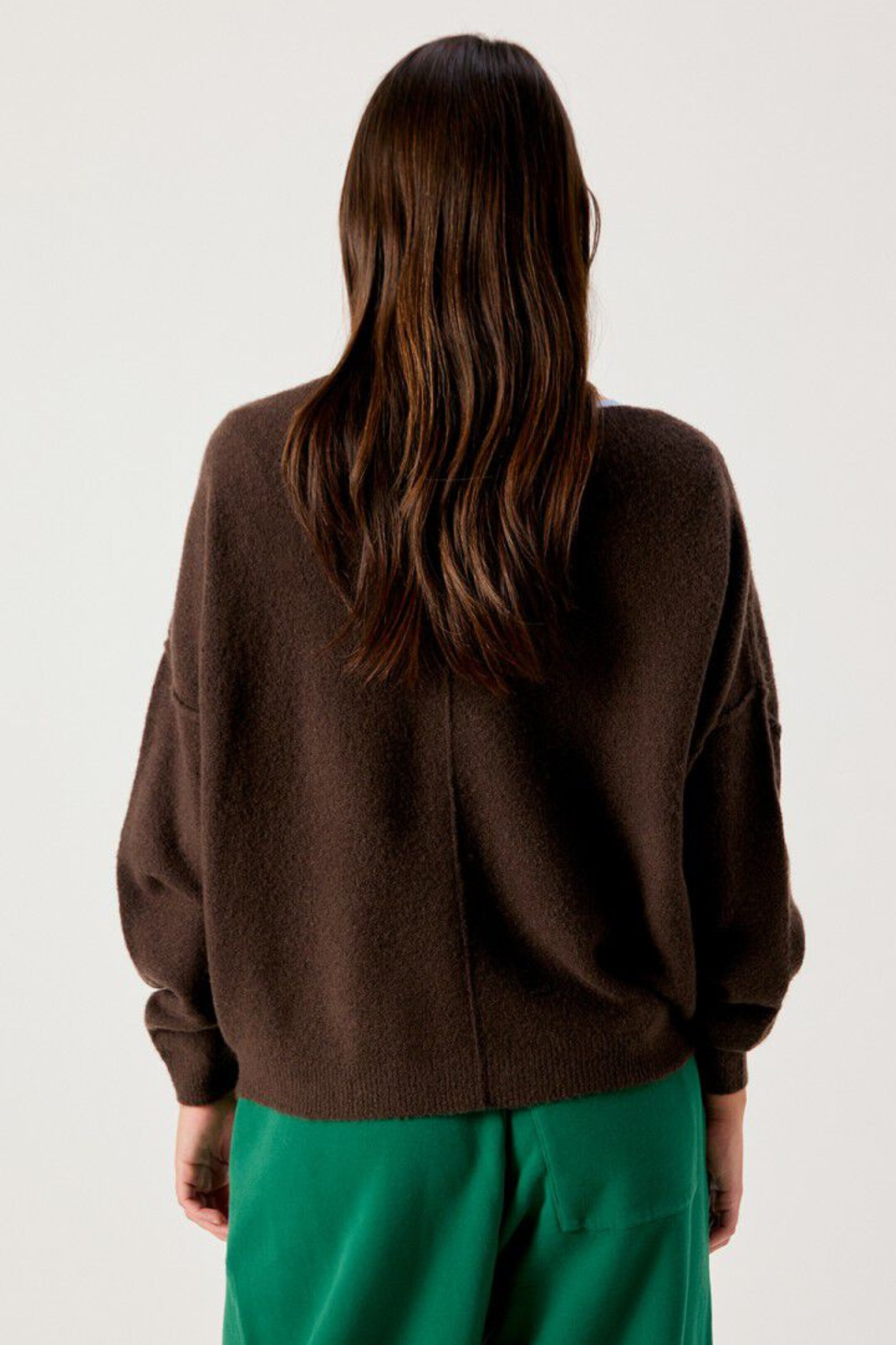 DAMSVILLE SWEATER - BROWN MELANGE