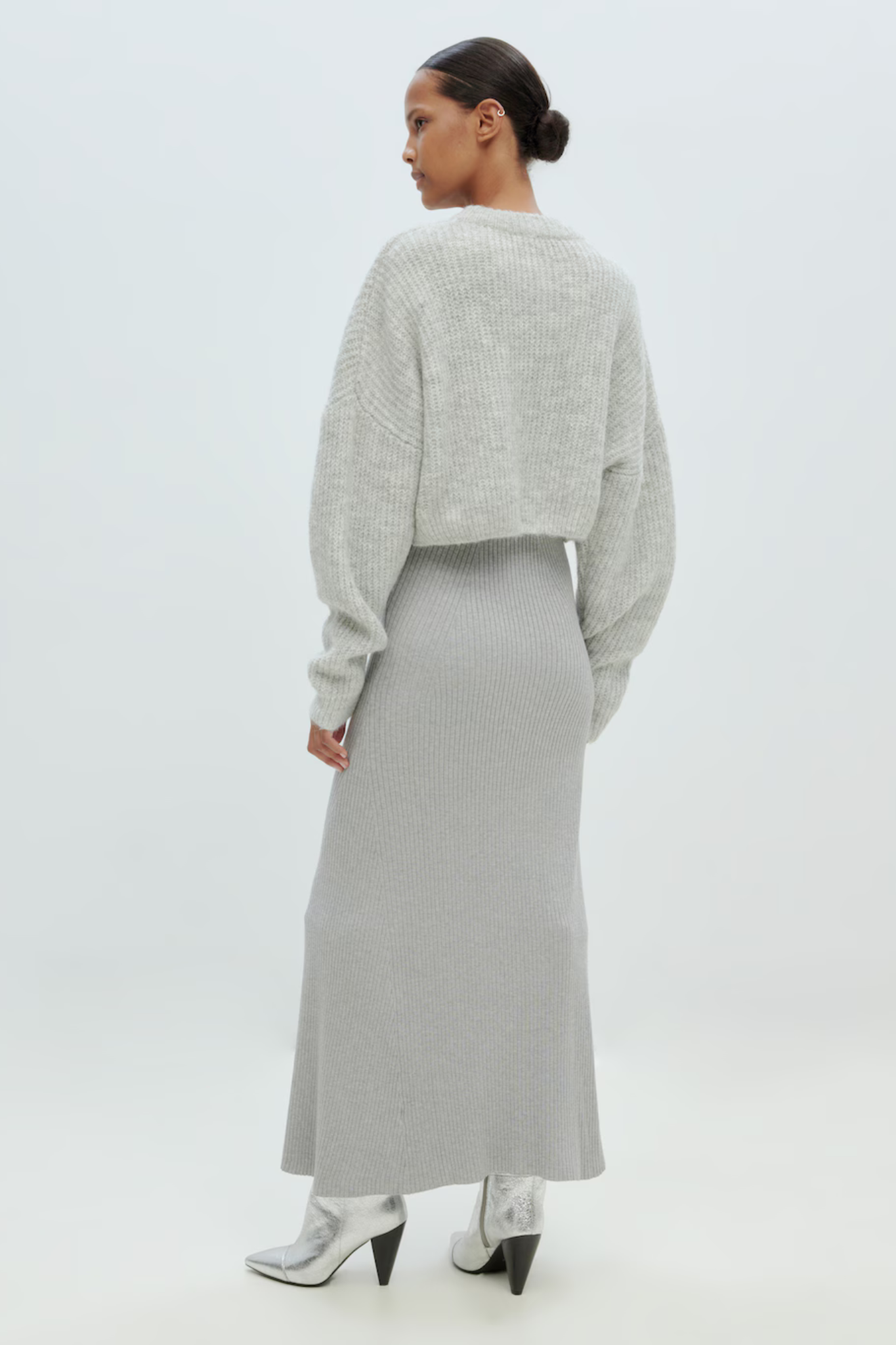 YELLA JUMPER - GREY MELANGE