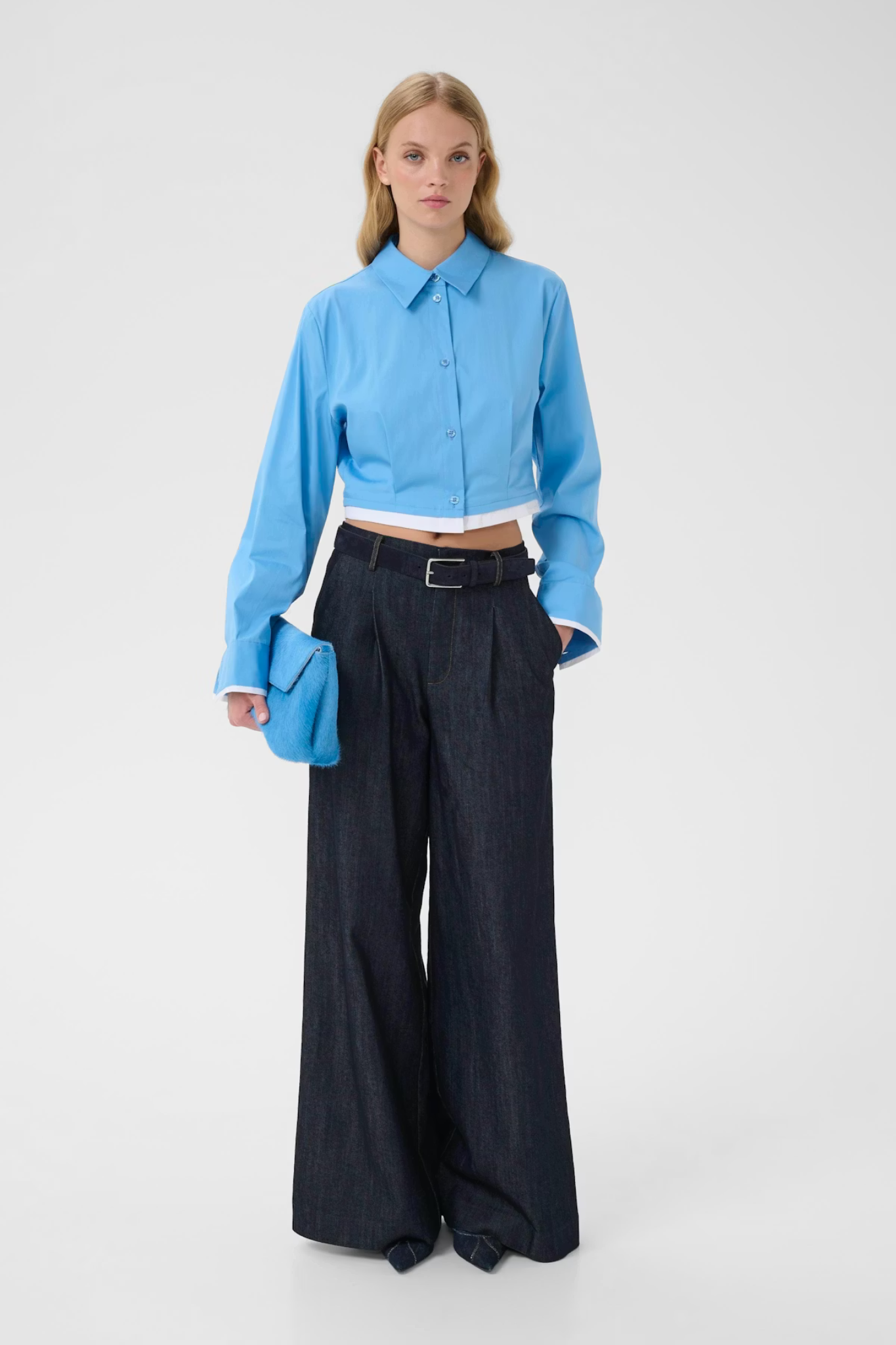 ZELLI MW PANTS - DARK BLUE RINSE