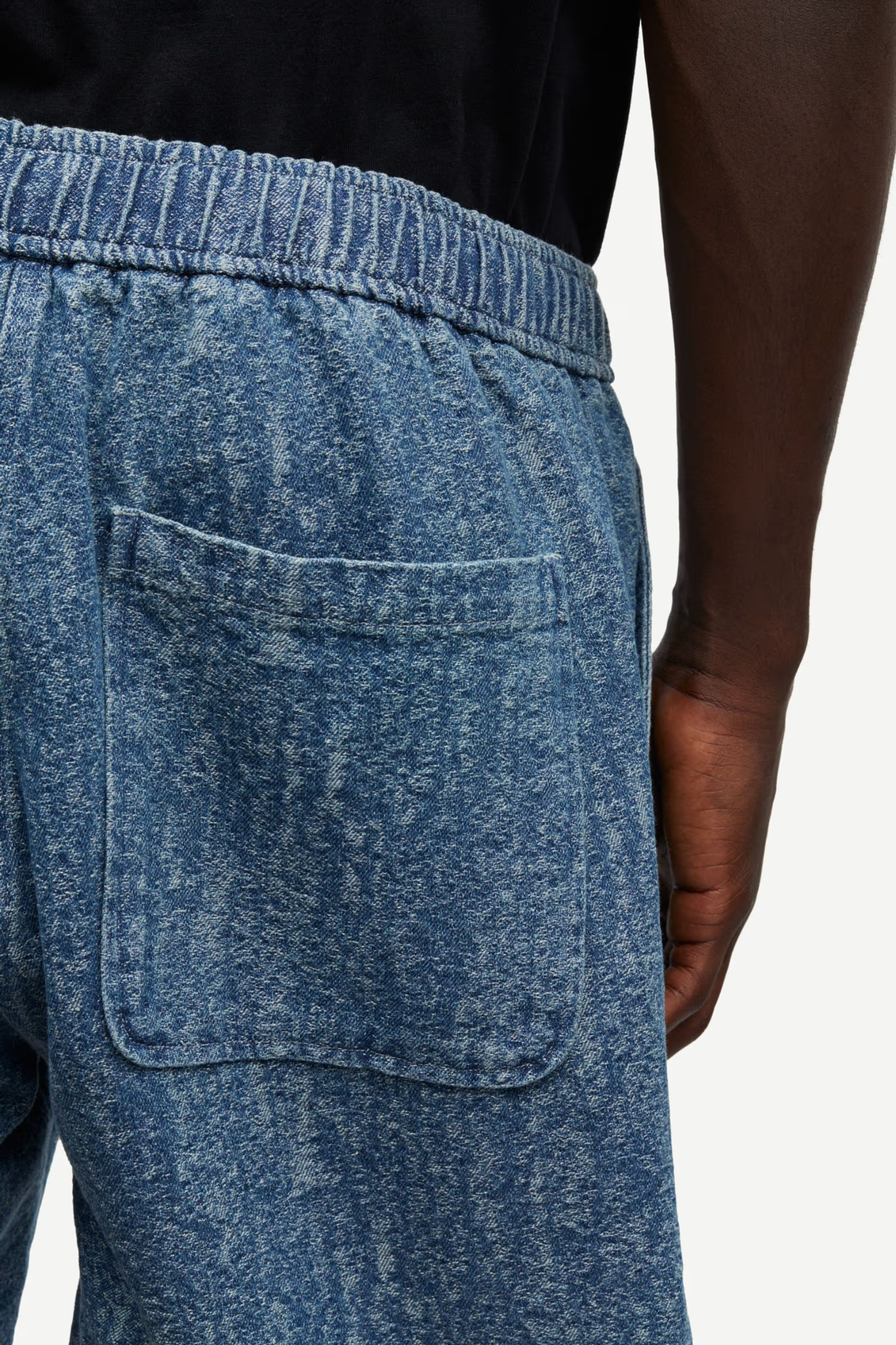SAJABARI SHORTS 15240 - WASHED DENIM