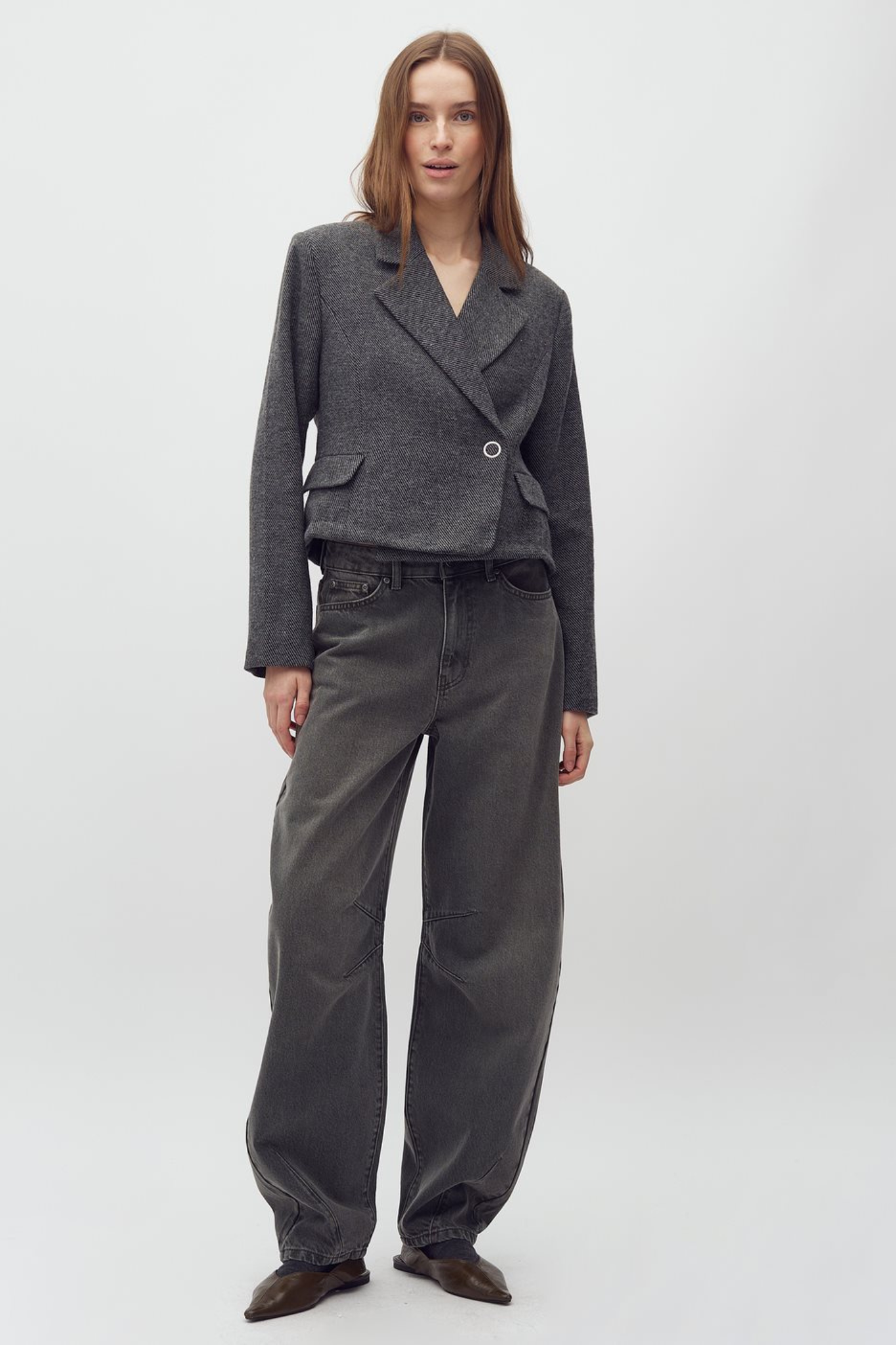 BARINA MAYAFAB JEANS - KHAKI GREEN WASH