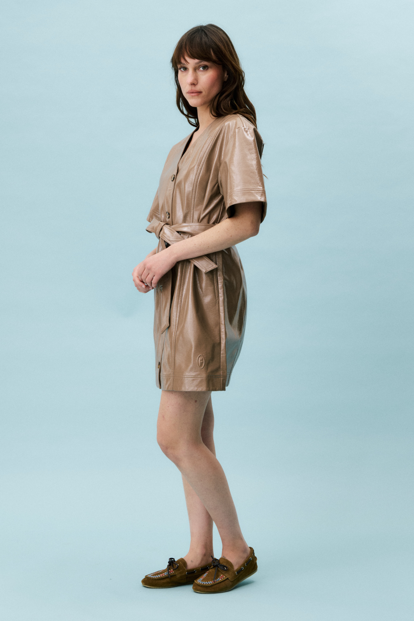 CERATINA DRESS - BEIGE