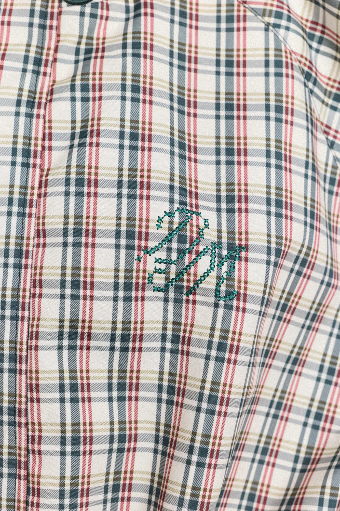 LIU RAINCOAT - ELDERBERRY CHECK