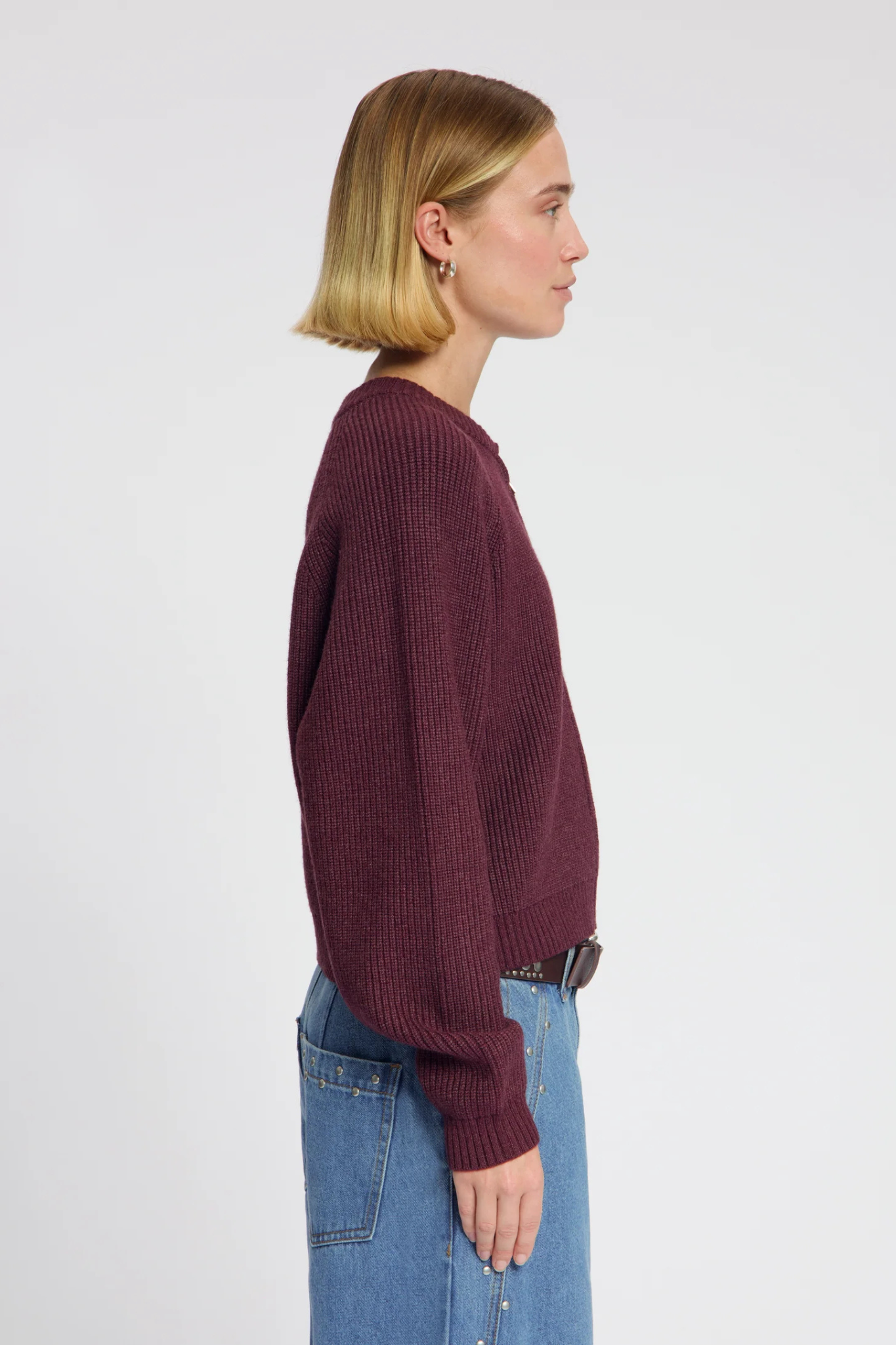 LARA CARDIGAN - BORDAUX