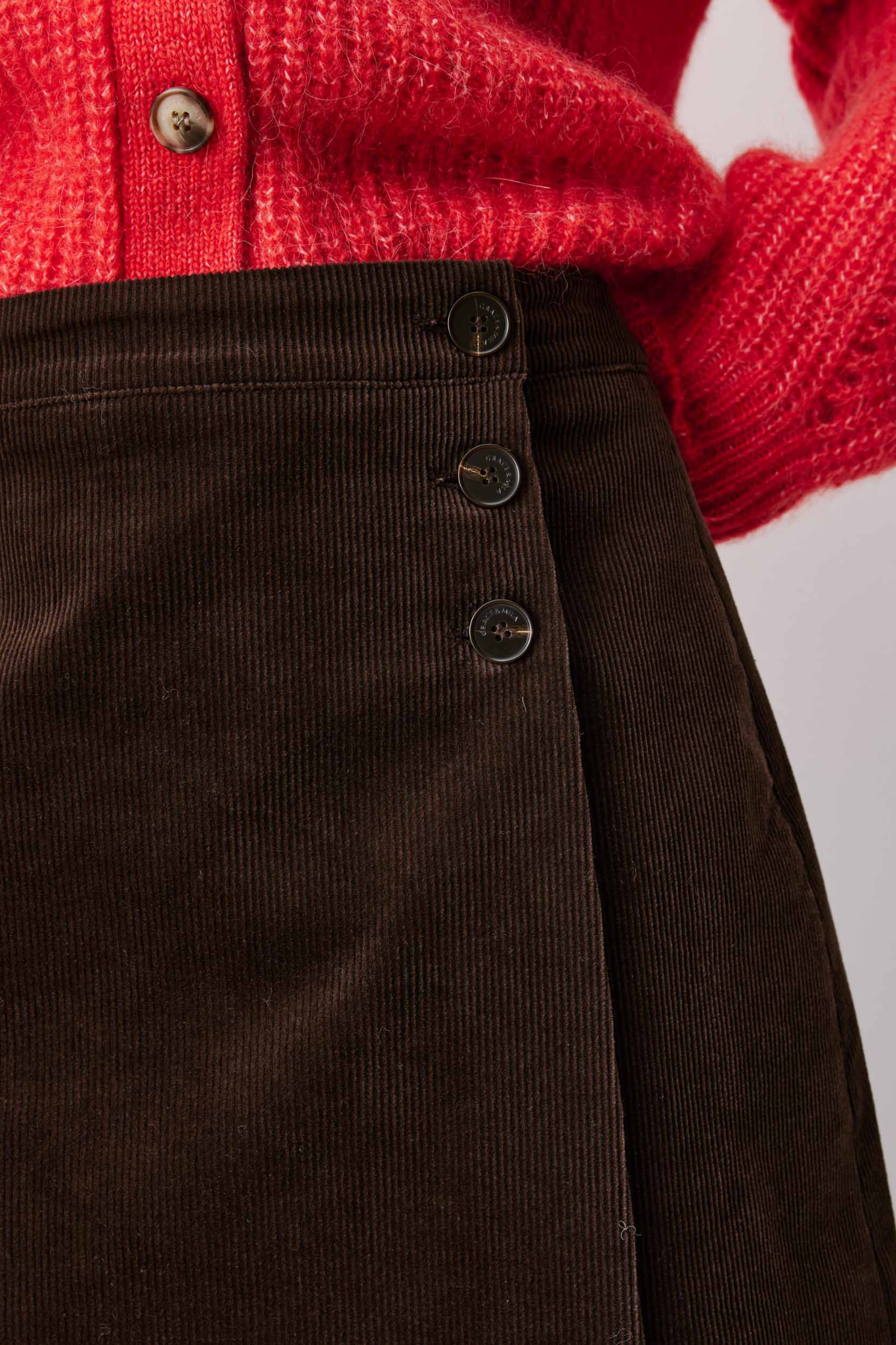 ADELE SKIRT - CHOCOLAT