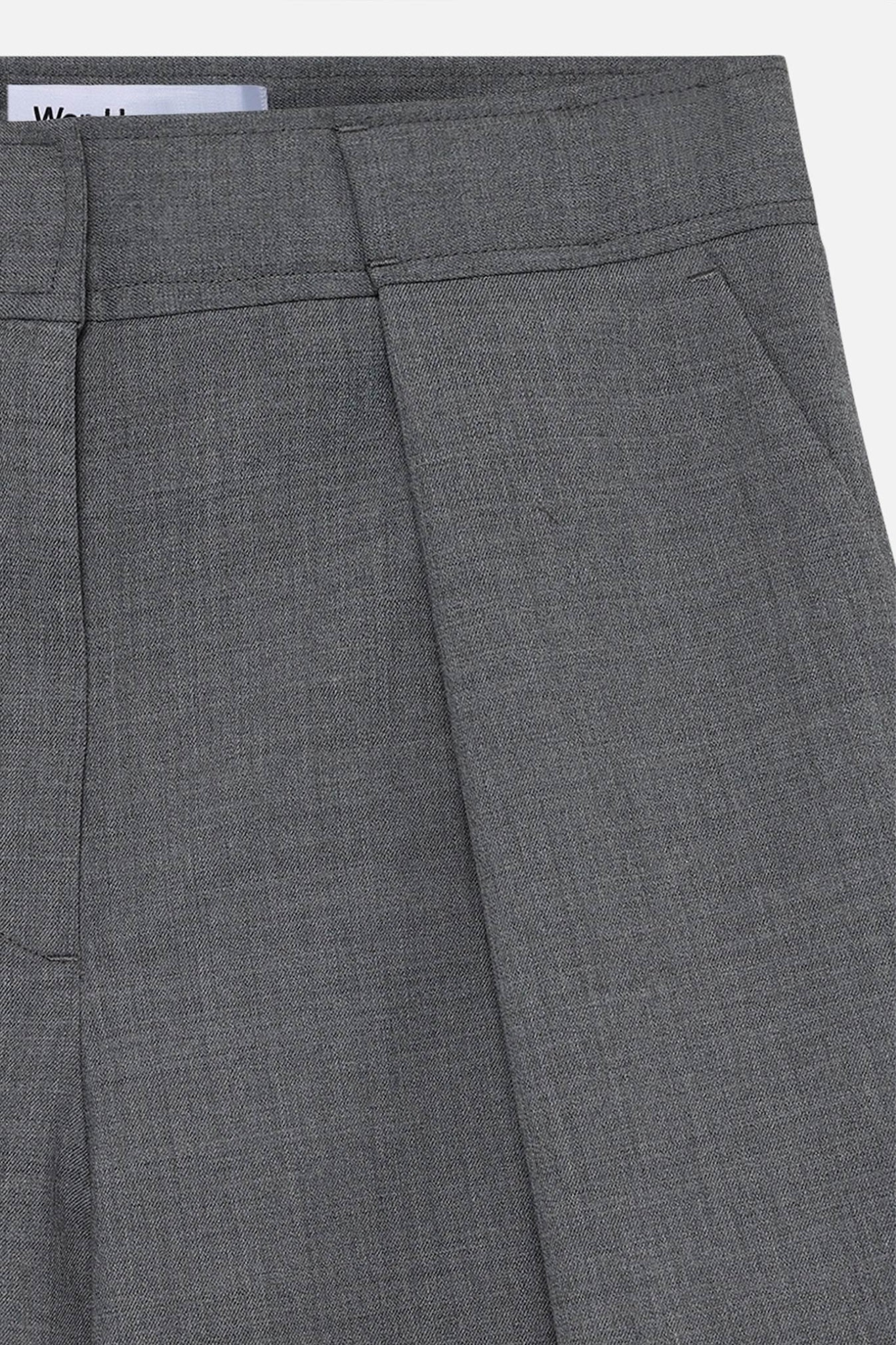 LULU TROUSERS - GREY MELANGE