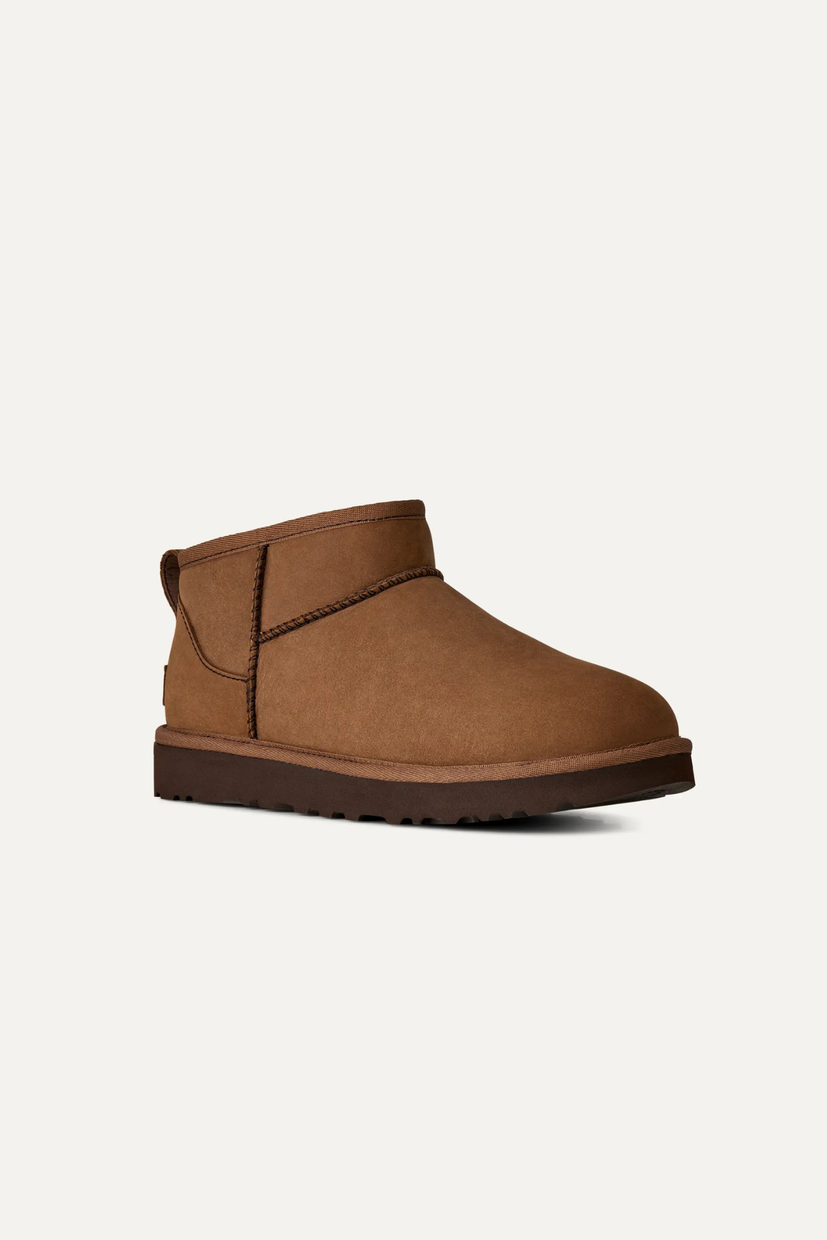 CLASSIC ULTRA MINI NUBUCK WOMEN SHOES - DARK CHESTNUT