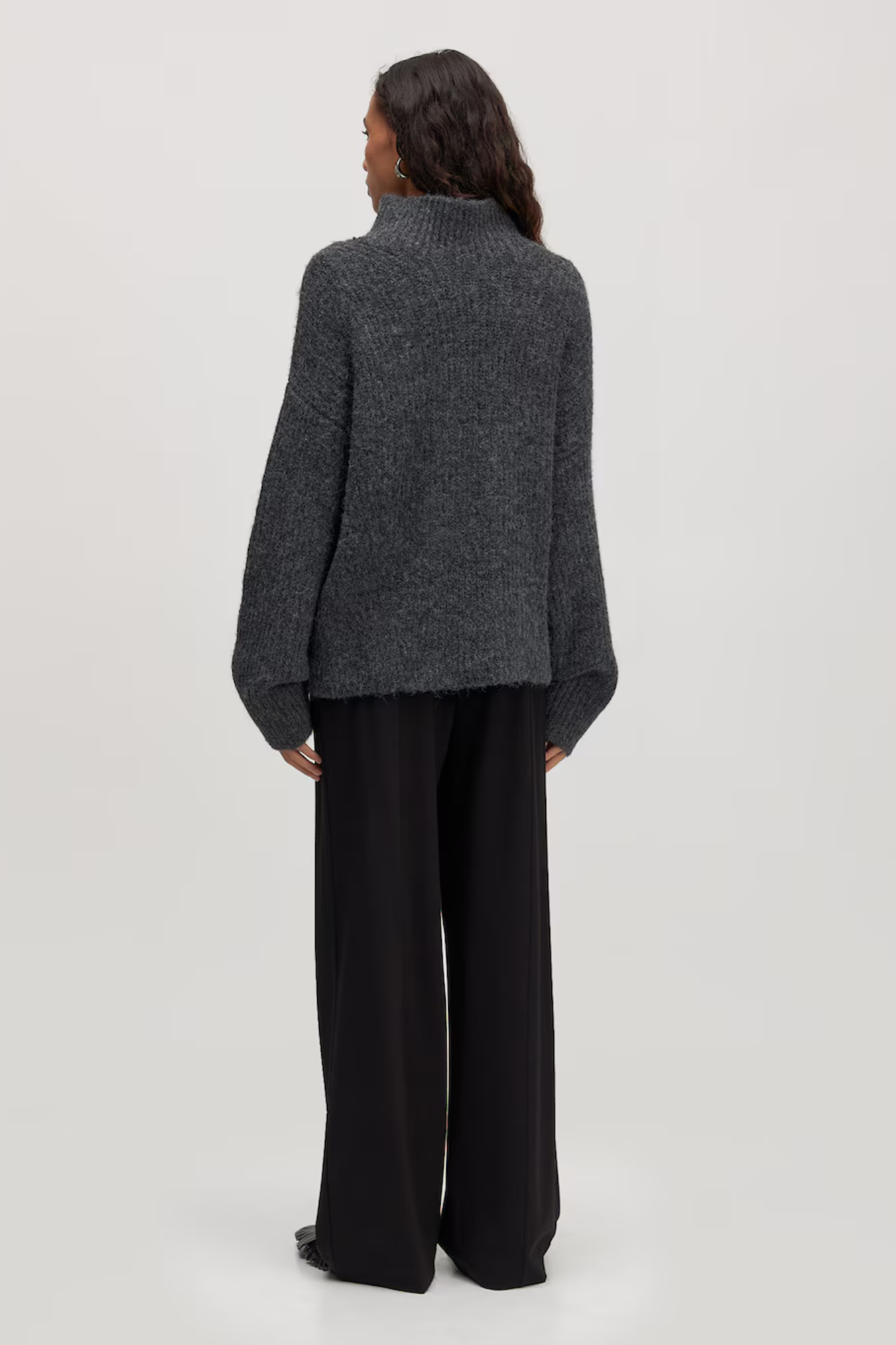 BETH SWEATER - GREY MELANGE