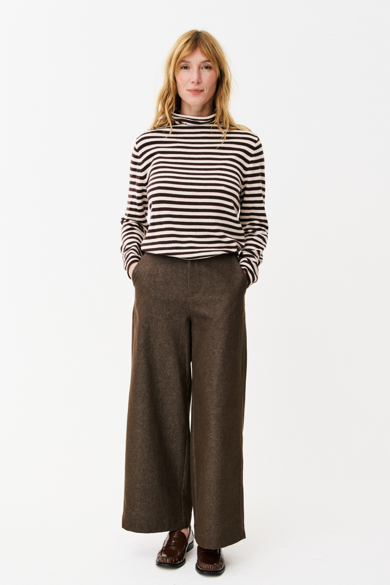 PIUS PULLOVER - ICE BROWN