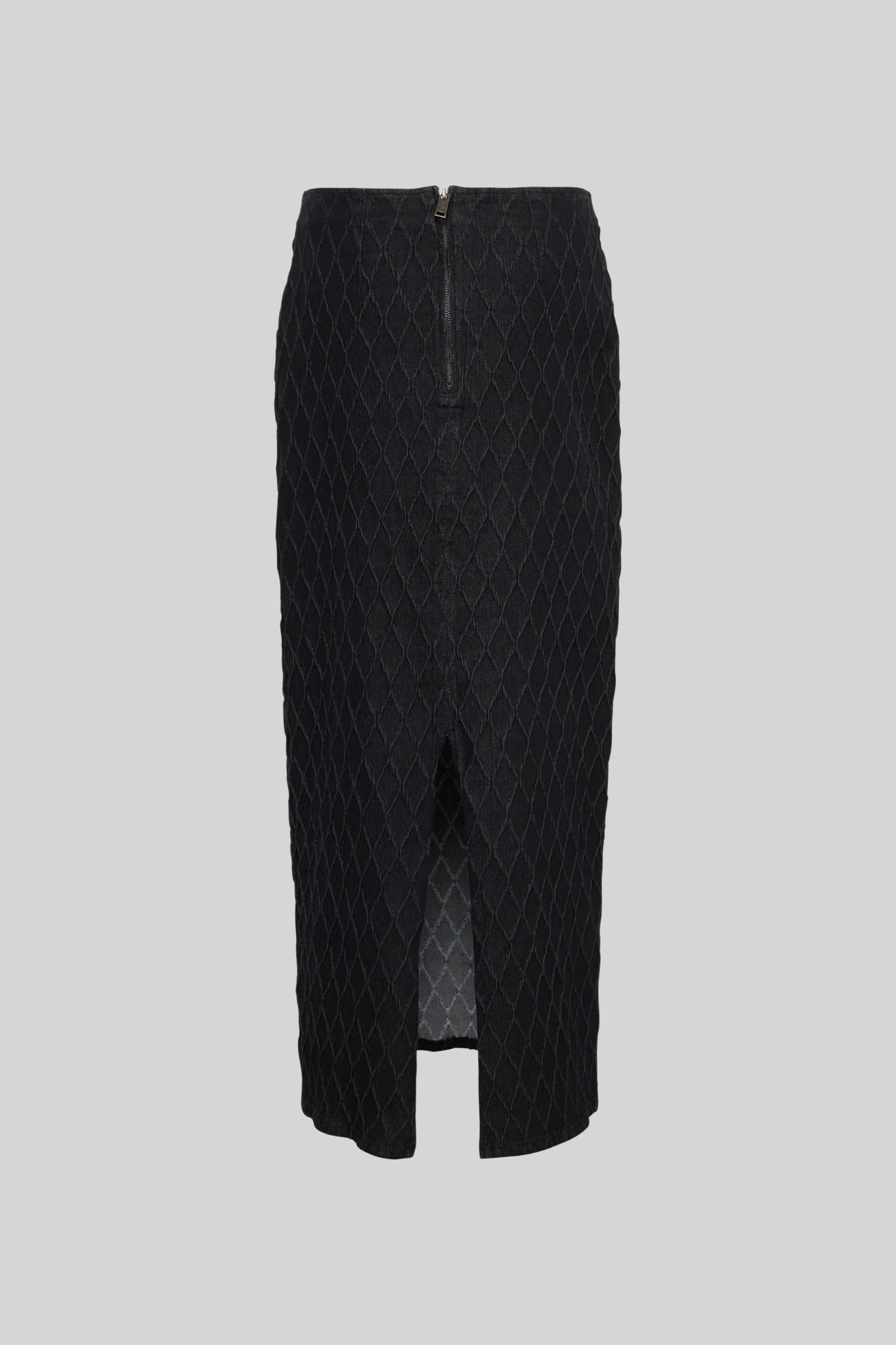 ROZERIN LONG SKIRT - DARK BLACK WASH