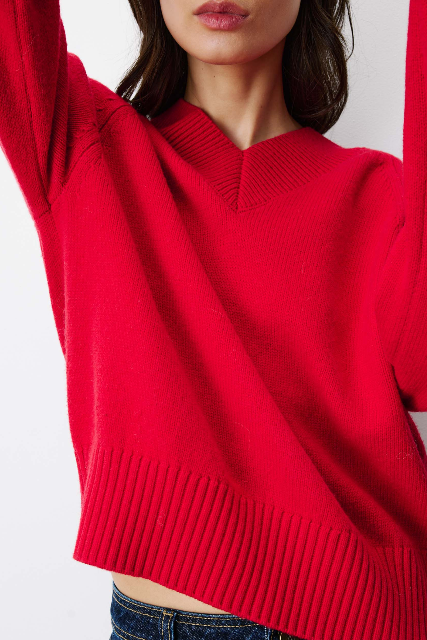 ALDEN PULLOVER - RED