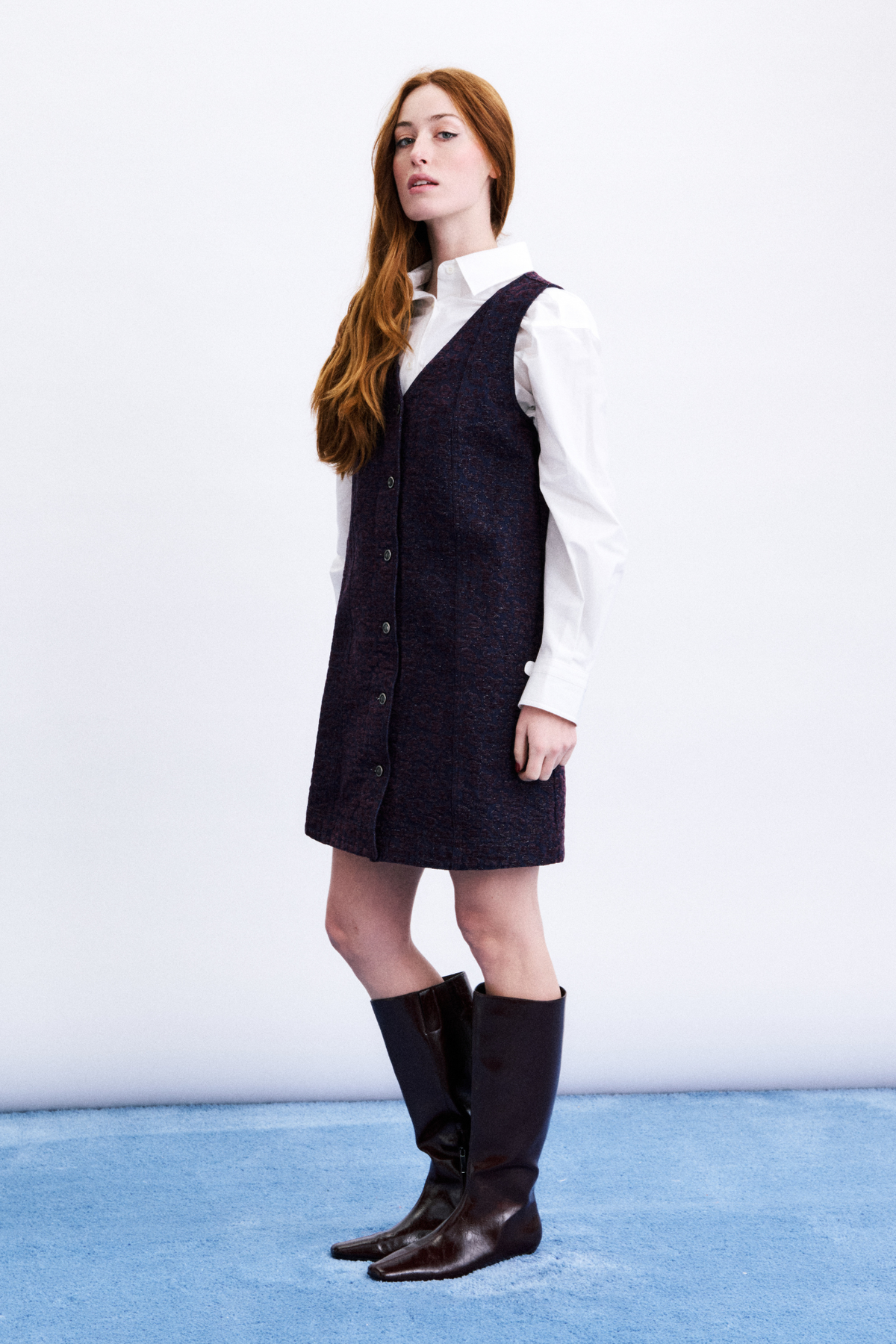 SEOCHON DRESS - BORDEAUX