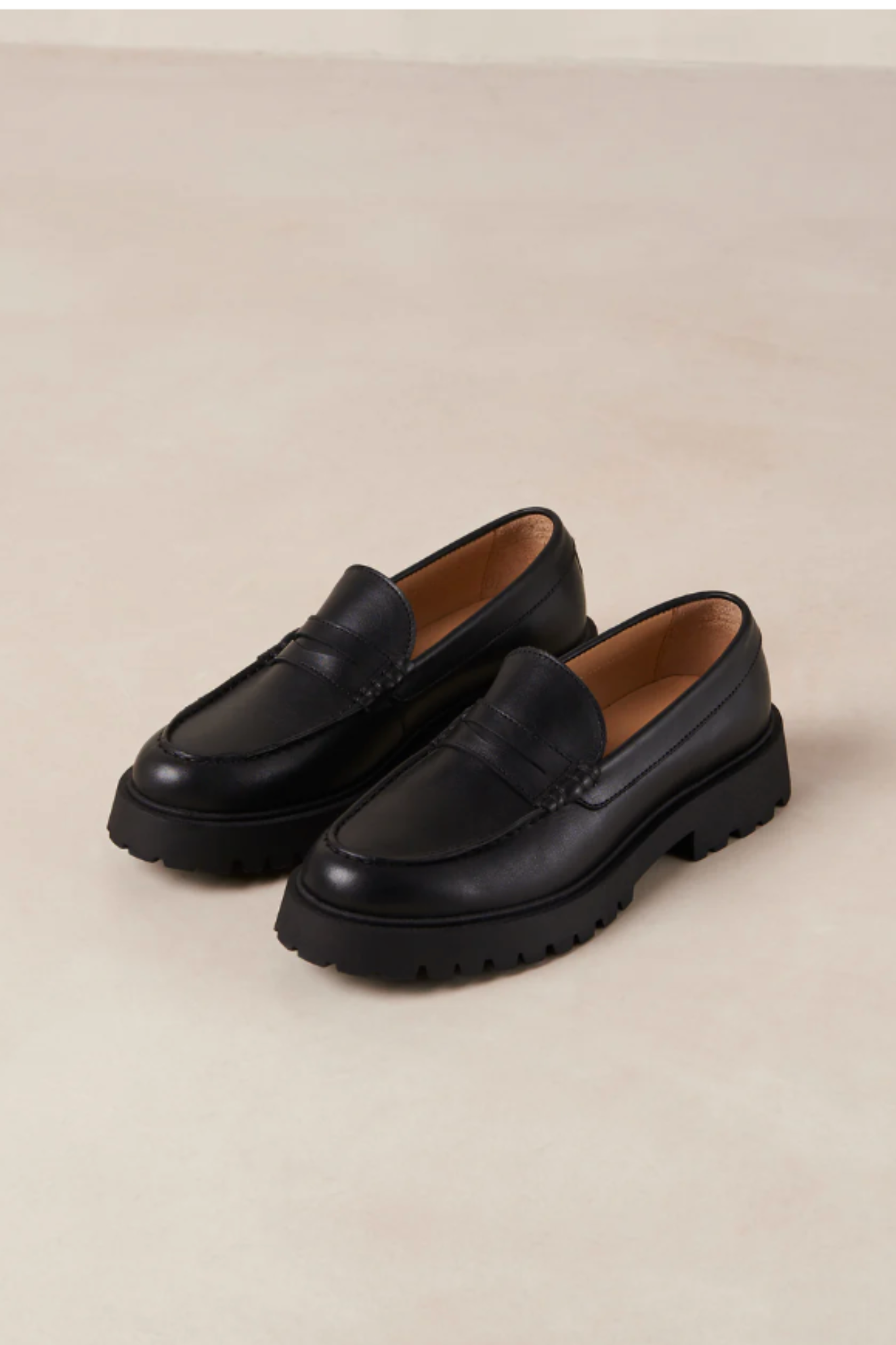 DEXTER CHUNKY LOAFERS - BLACK