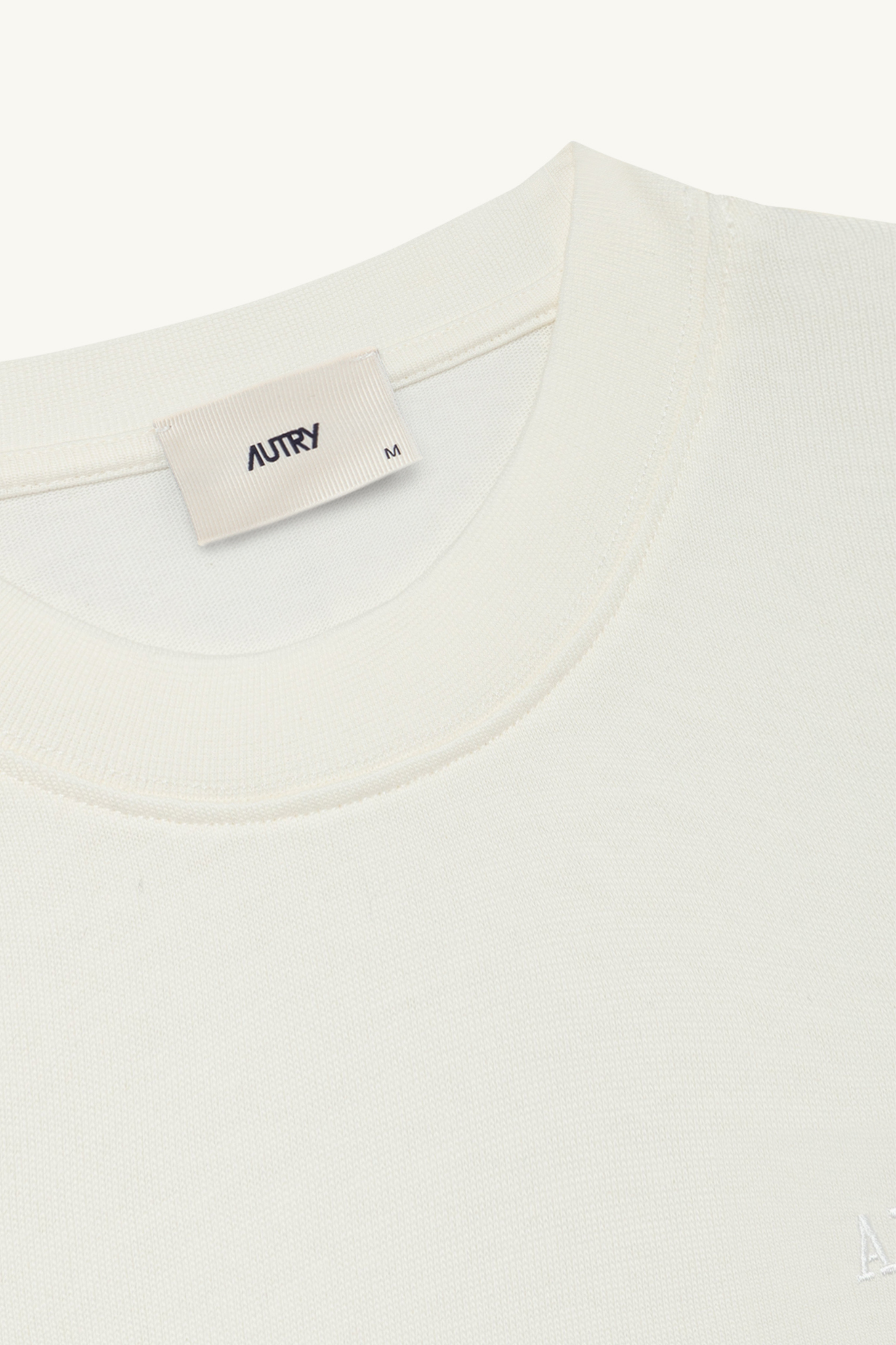 AUTRY MAIN UNISEX T-SHIRT - ALABASTER