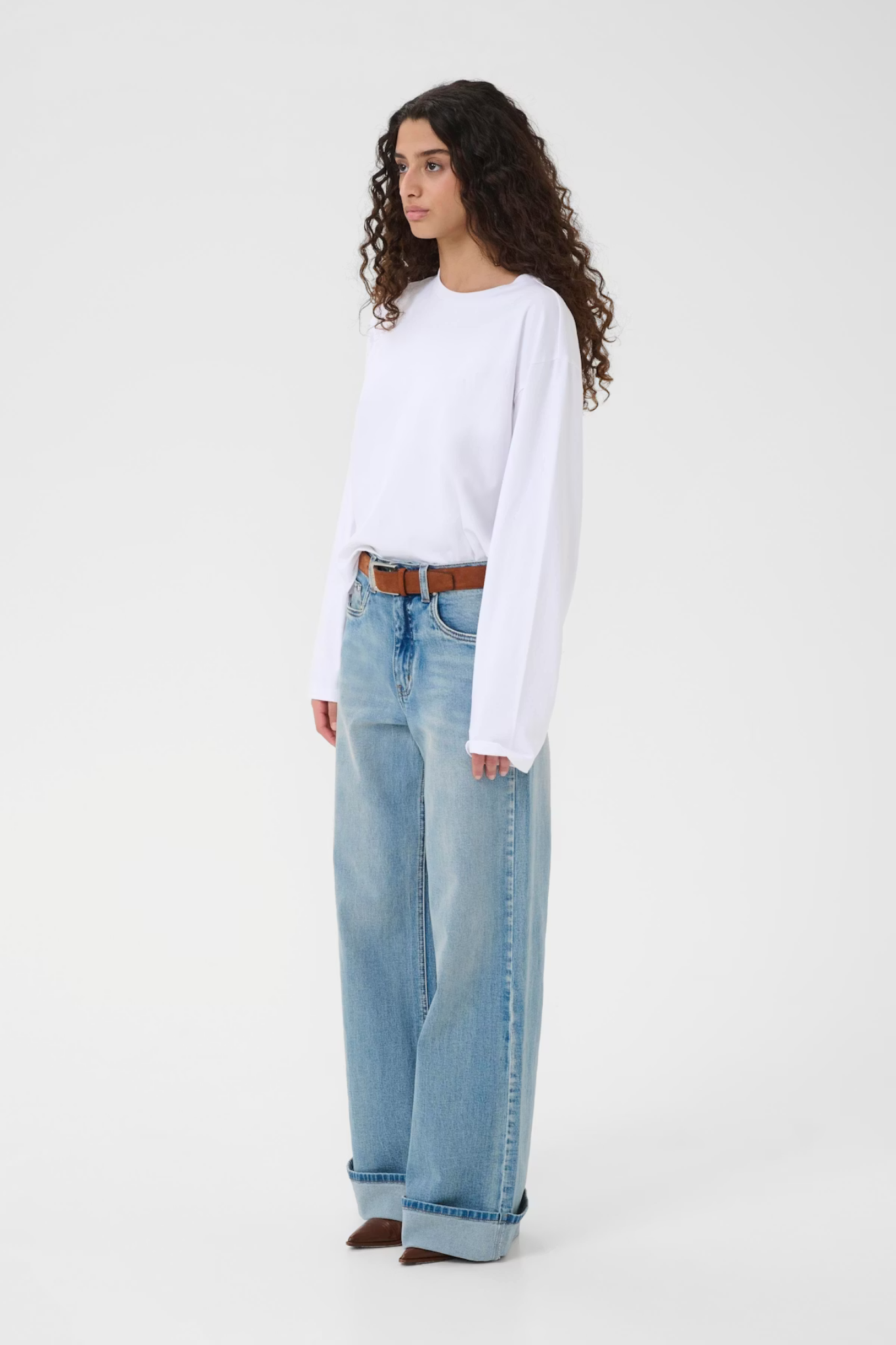 TIMA LS T-SHIRT - BRIGHT WHITE