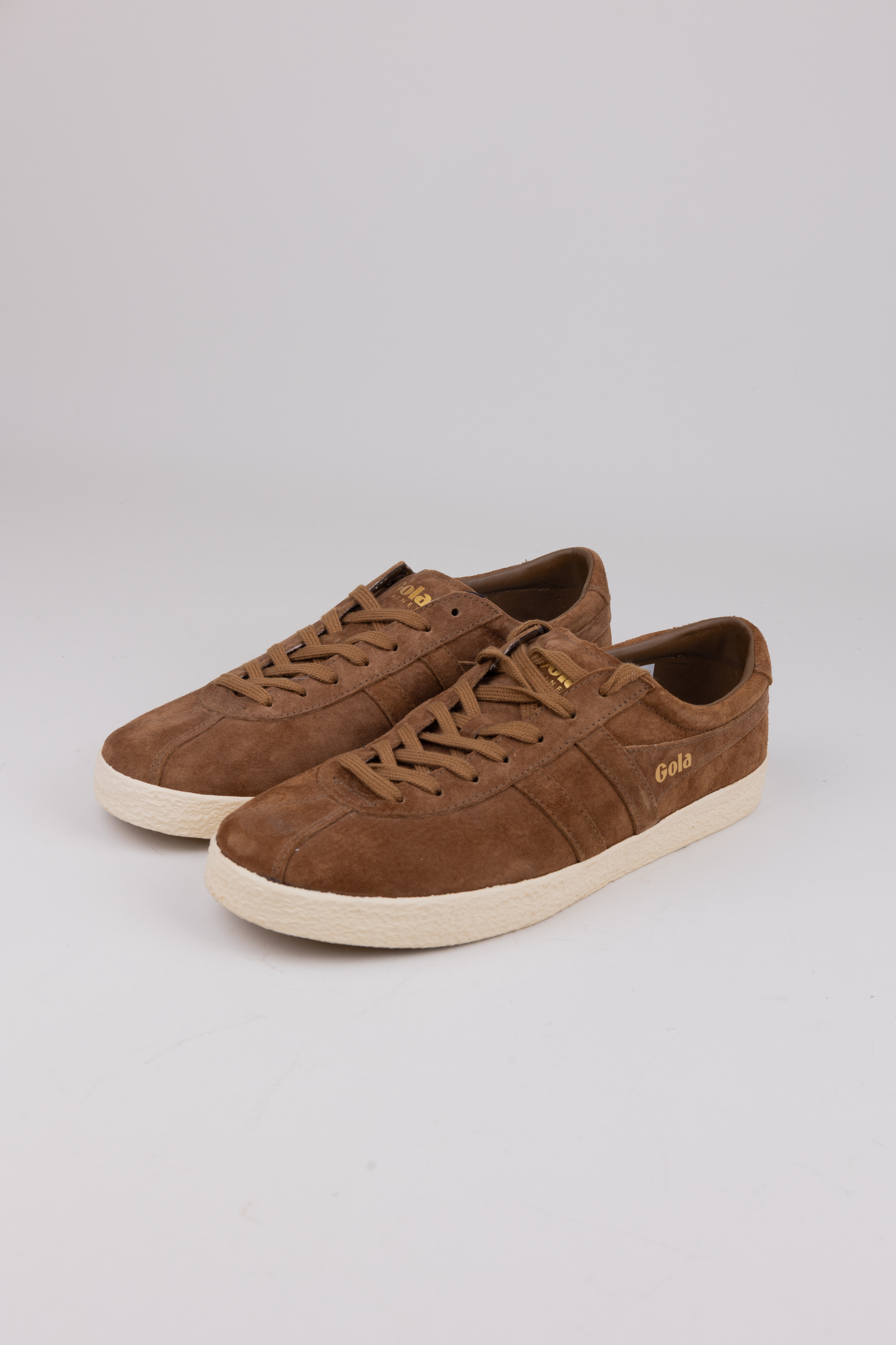 OU - CMA558FW - TRAINER SUEDE SNEAKERS TOBACCO/OFF WHITE