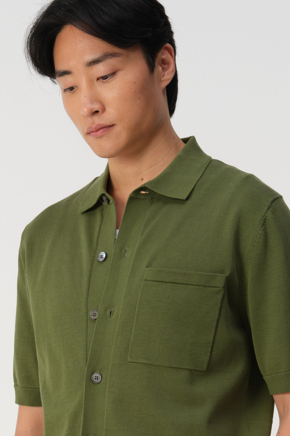 ASHER POLO - CYPRESS GREEN