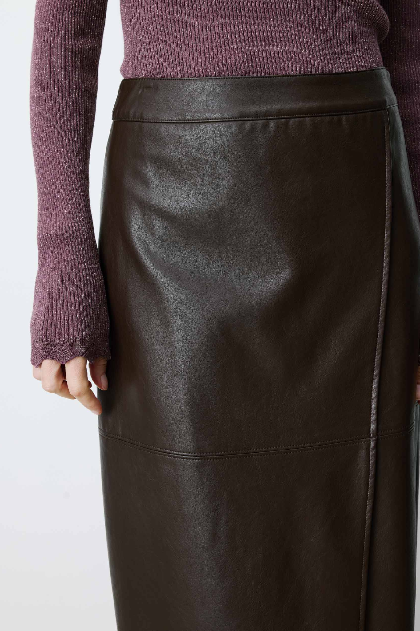 AENOR SKIRT - CHOCOLAT