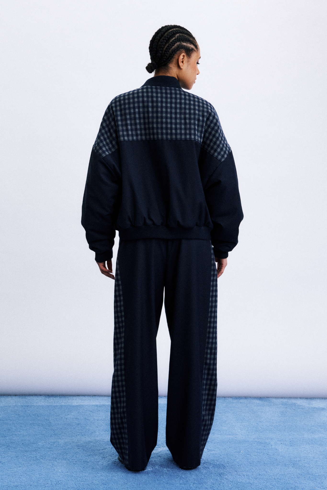 HADONG BOMBER JACKET - BLUE MARINE