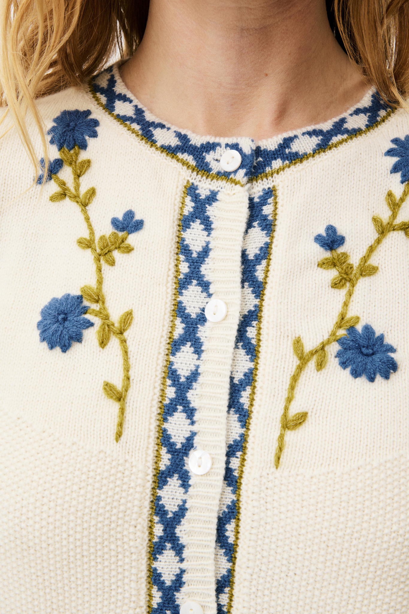 PRISSIE CARDIGAN - CREME