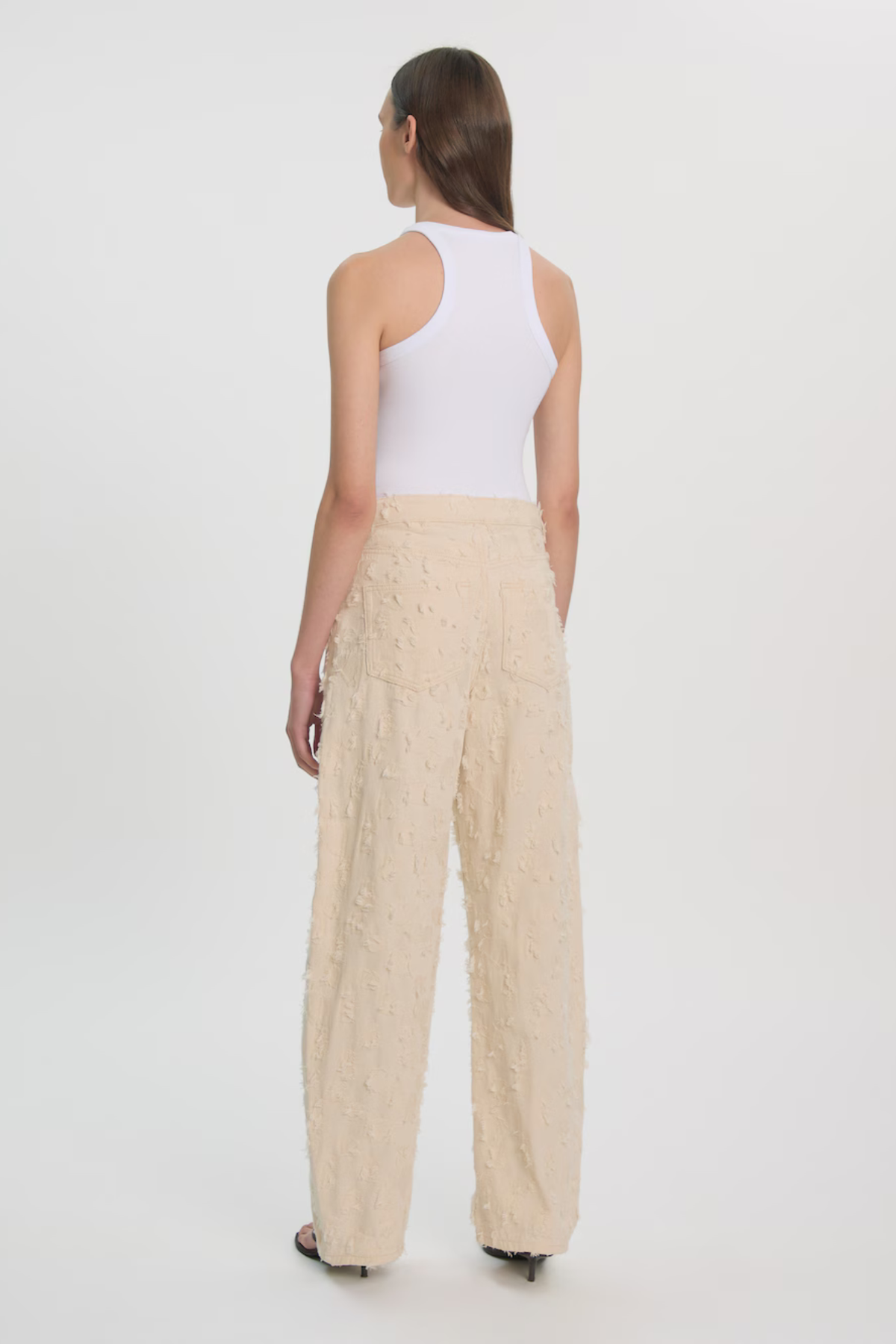 THEODORA JEANS - EGRET