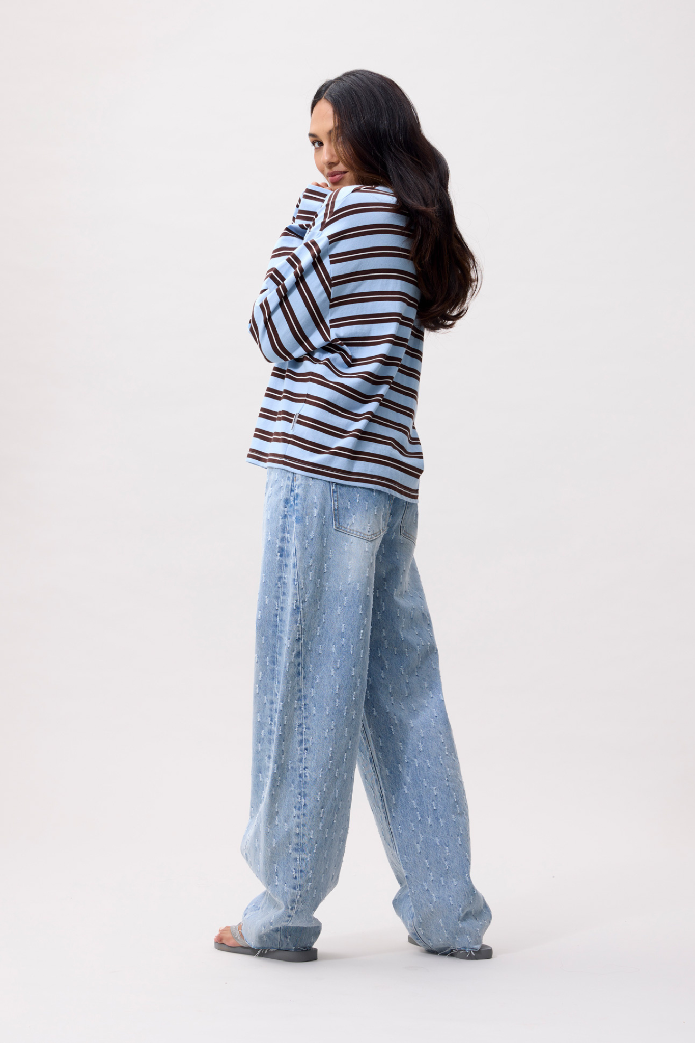 STRIPED LONG SLEEVE - AIR