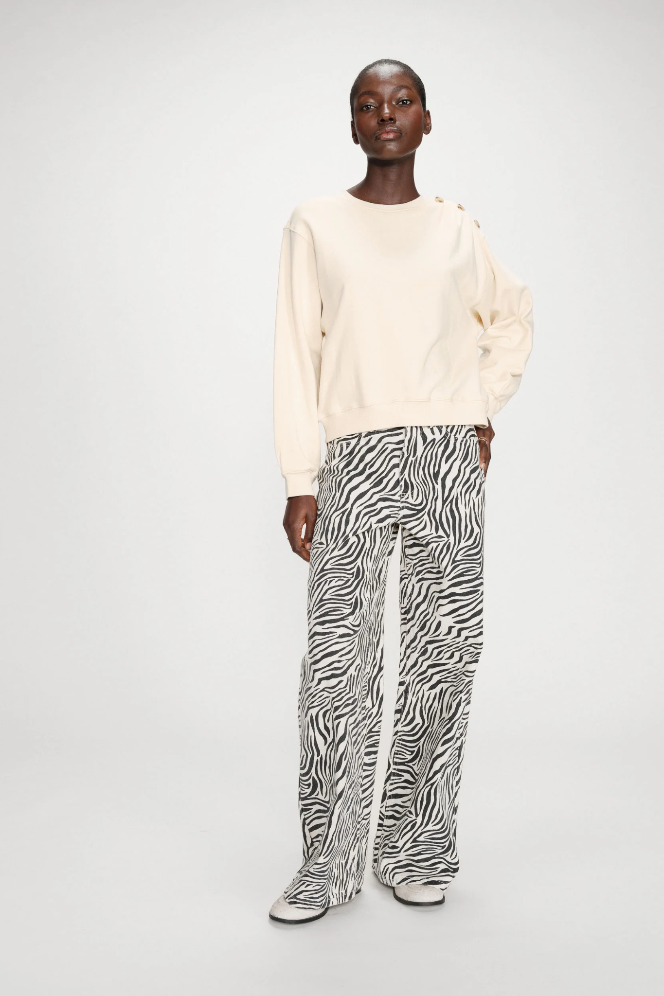 VONAN SWEATSHIRT - VANILLE