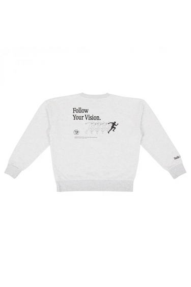 REFLECTION CREWNECK – LIGHT GREY MELANGE