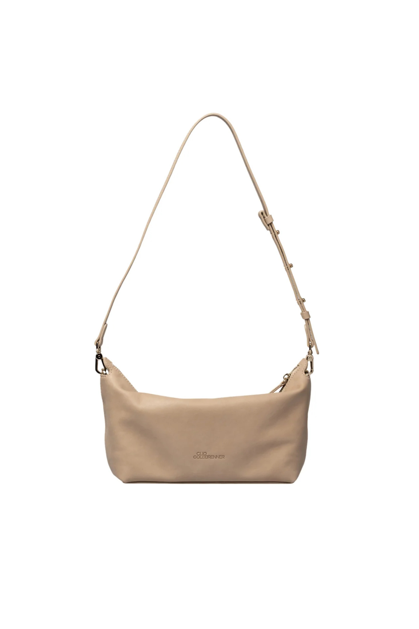 Clio Goldbrenner sand Stella classic bag. Back view