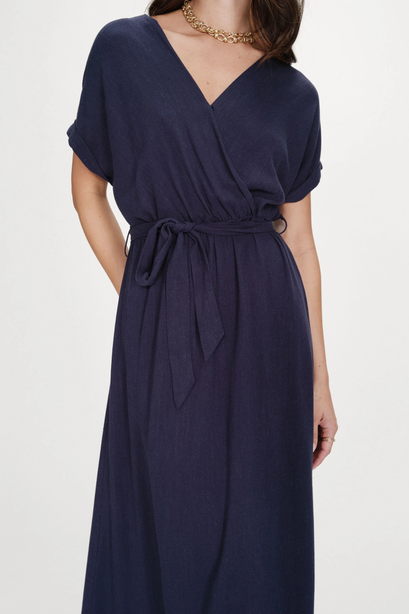 POLLEN DRESS - MARINE