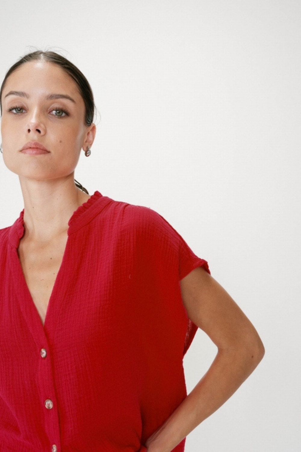 WESRA BLOUSE - FUCHSIA
