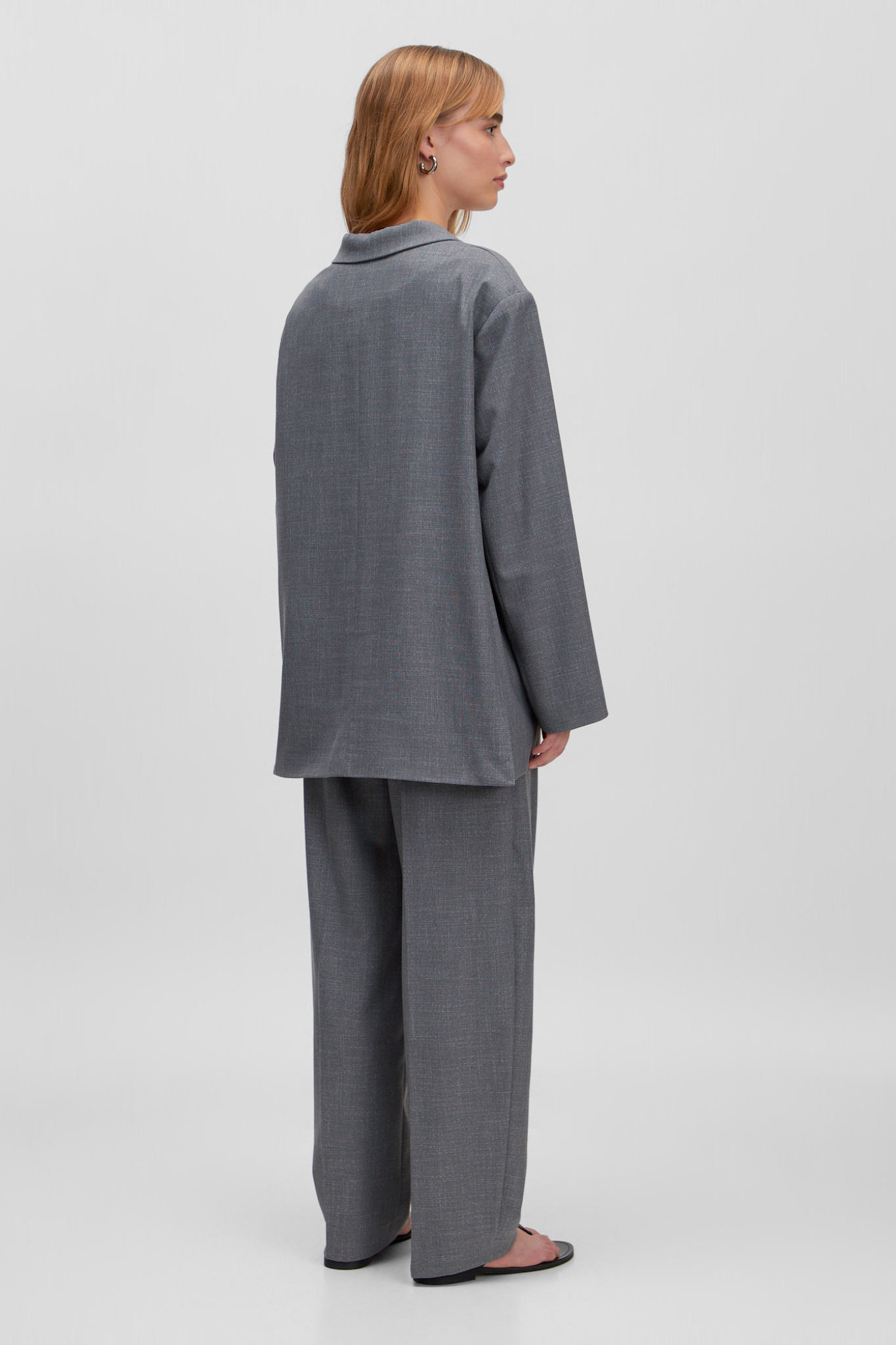 ARWEN BLAZER - GREY MELANGE