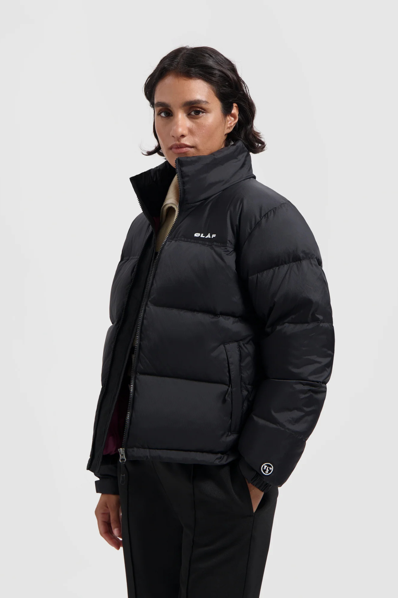 WMN PUFFER JACKET - BLACK