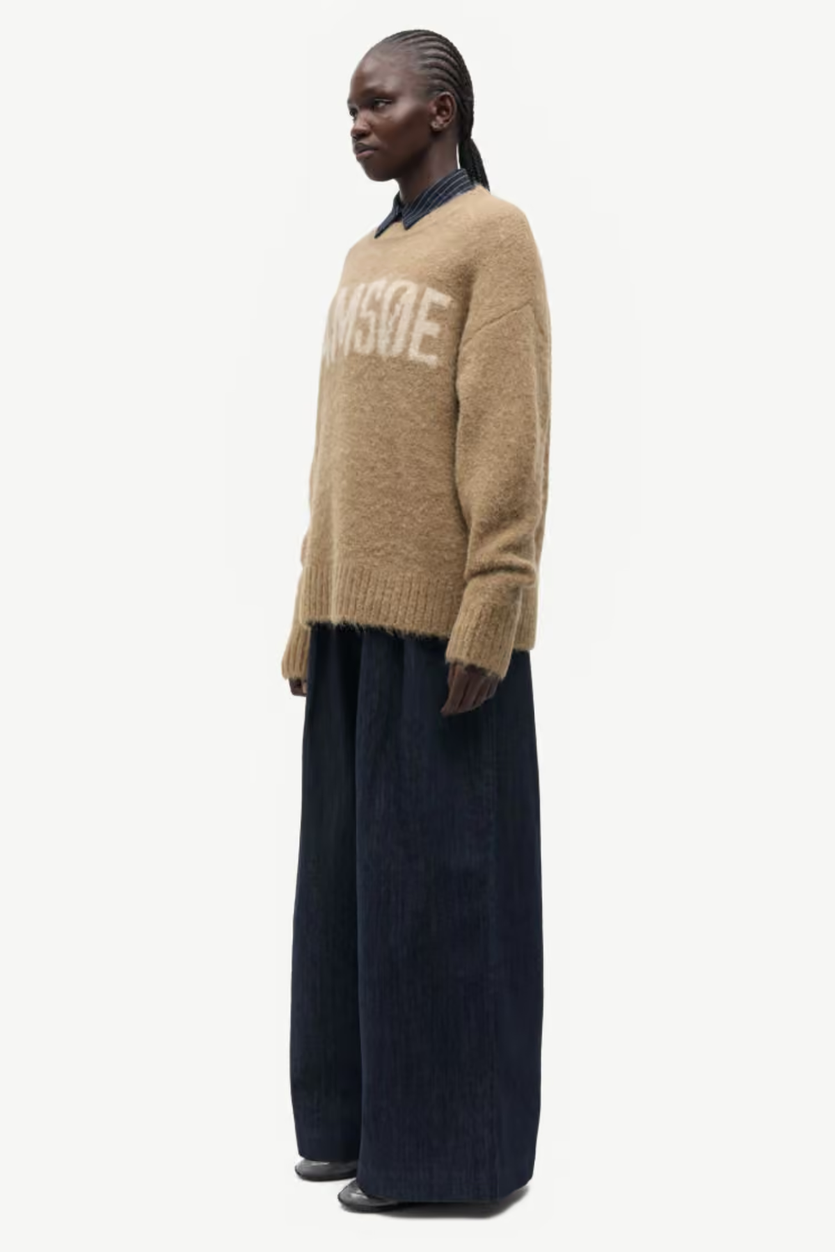 HARPER PLEAT JEANS - INK